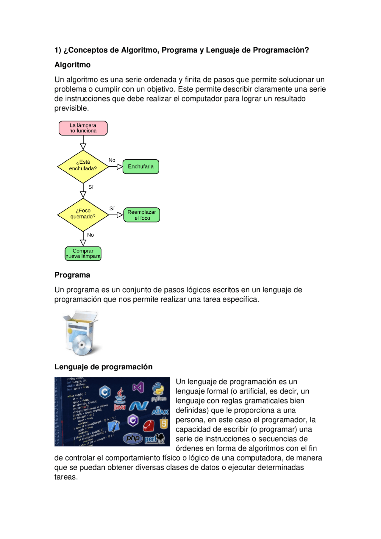 Generalidades sobre JavaScript - Docsity