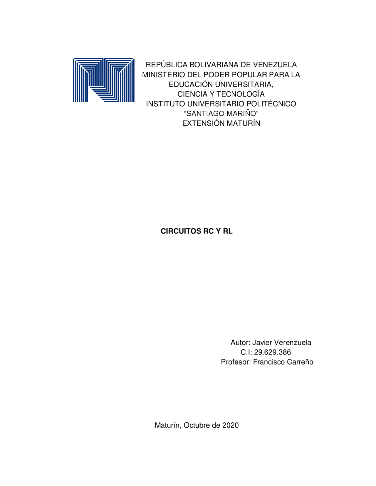 Circuitos de Primer Orden RC y RL Apuntes de Teoría de Circuitos