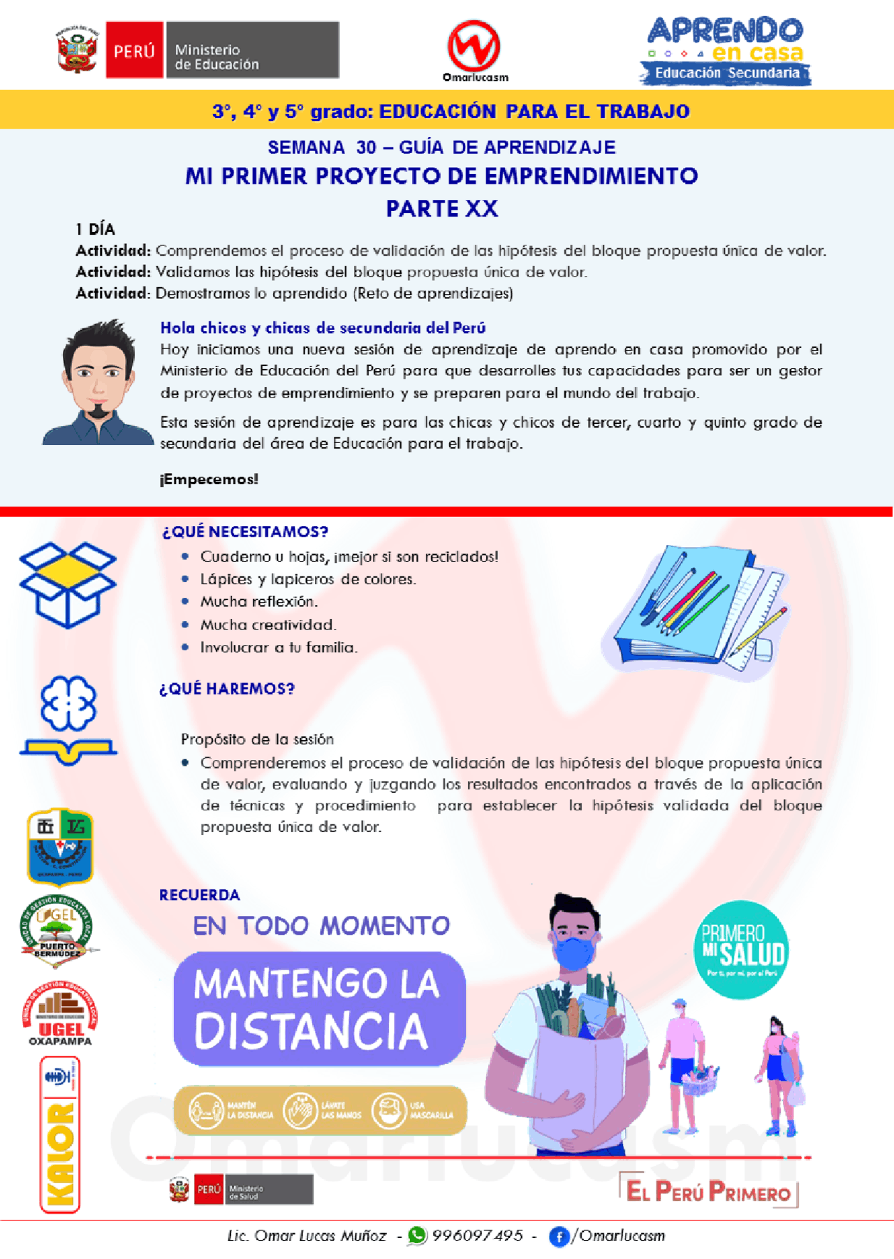MI PROYECTO DE EMPRENDIMIENTO PARA SECUNDARIA - Docsity