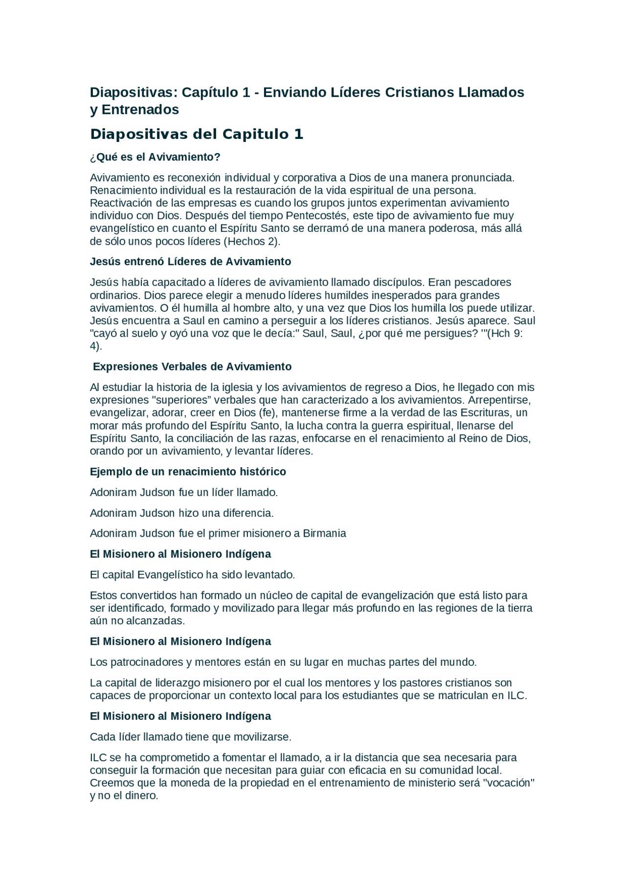 Liderazgo 1 Christianleader Docsity