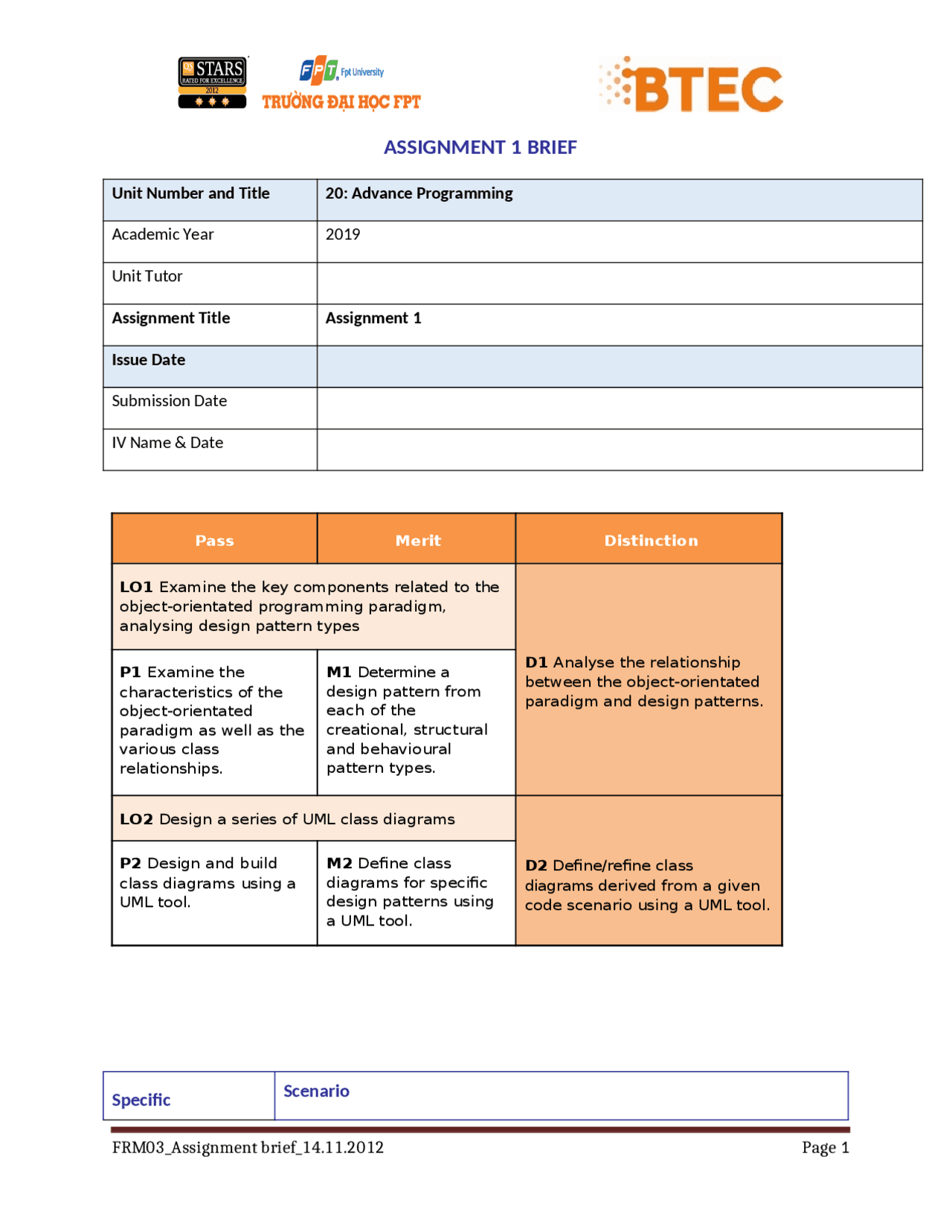 Advance Programming_Assignment 1 - Docsity
