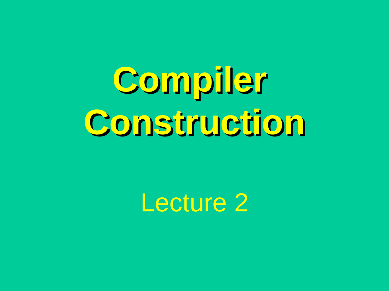 Combuilder Fmit Basic Concepts of Compiler construction - Docsity