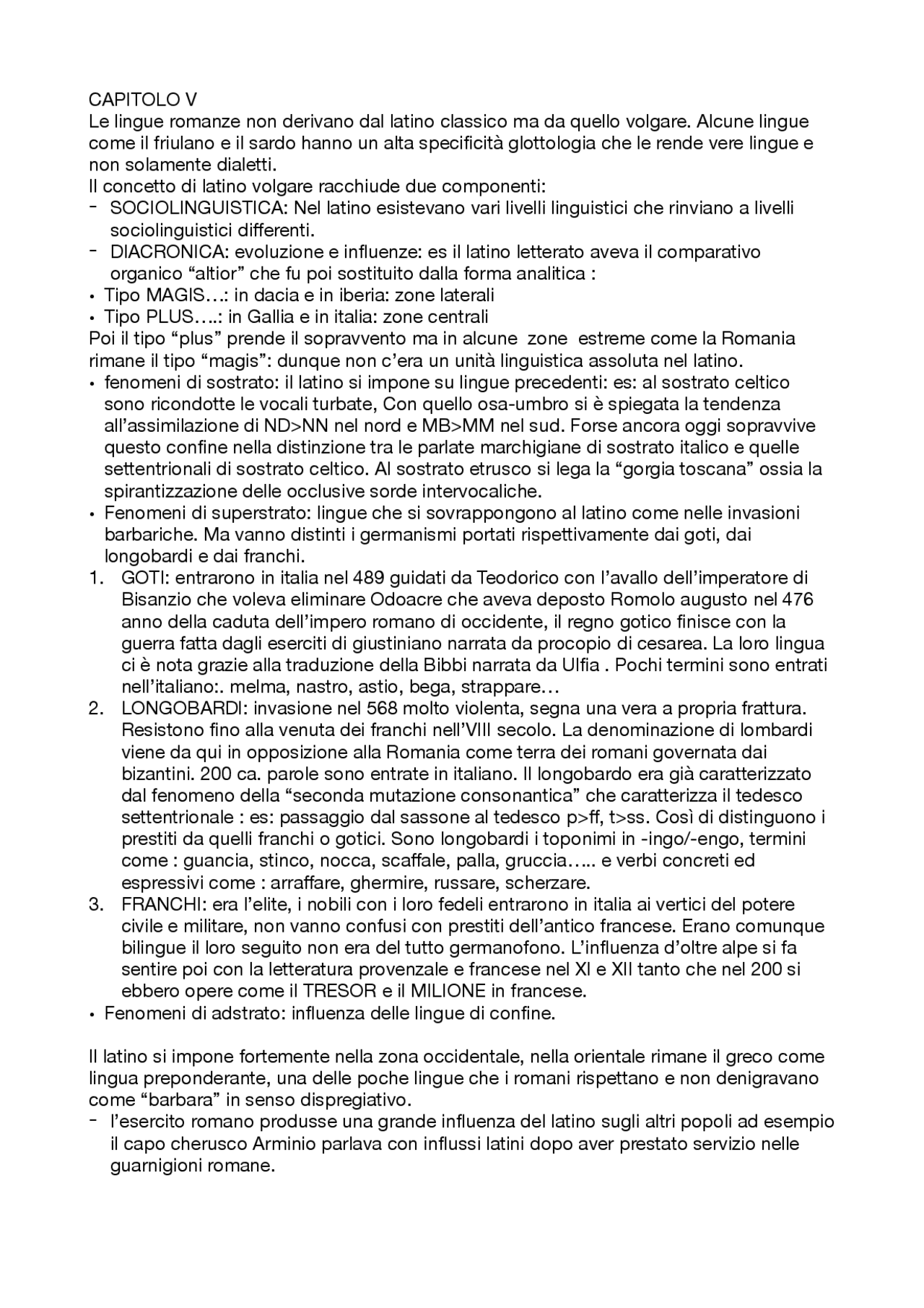 Storia della lingua italiana Docsity