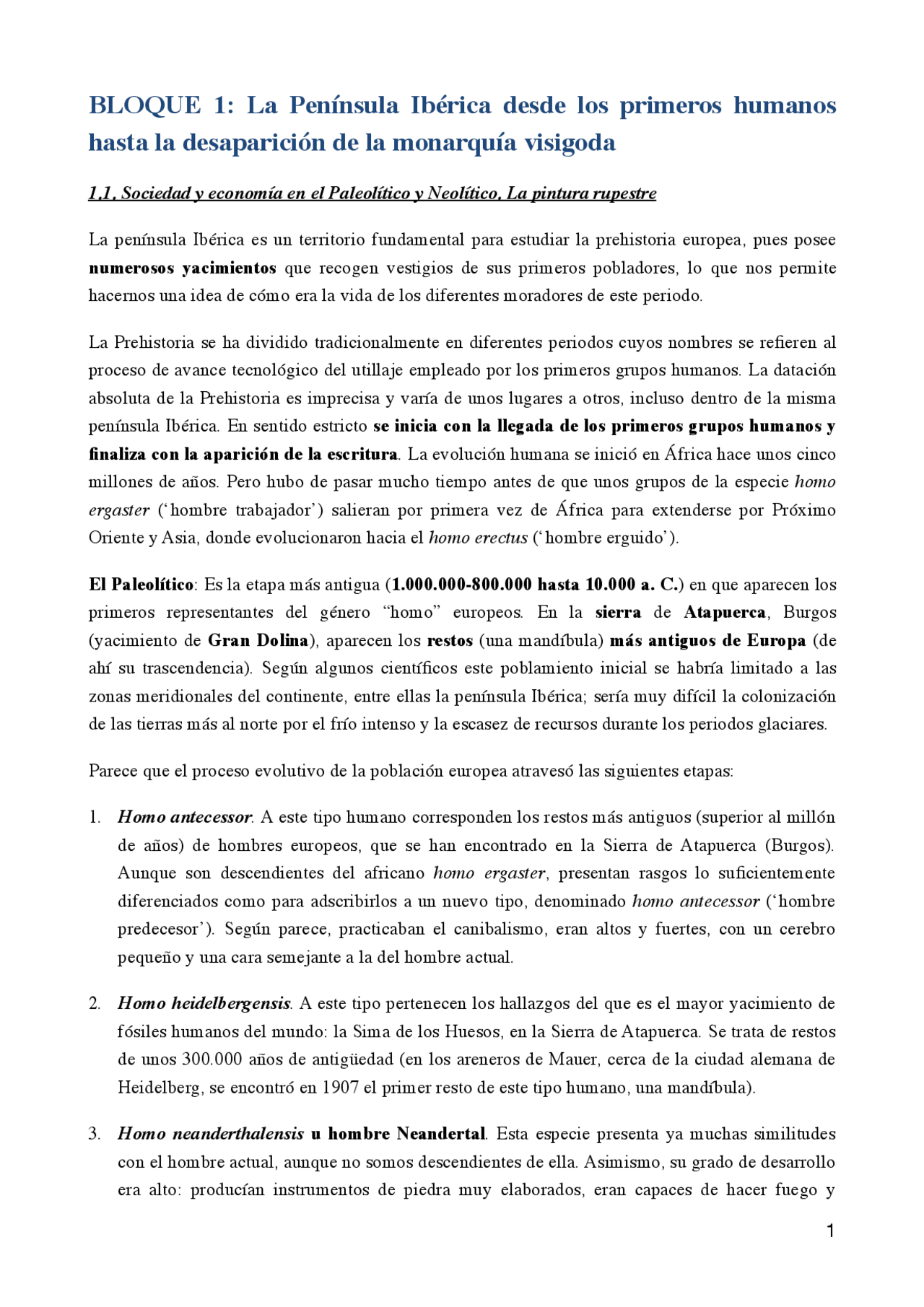 Epígrafe 1.1 de historia de españa Docsity Epígrafe 1.1 de historia de españa Docsity