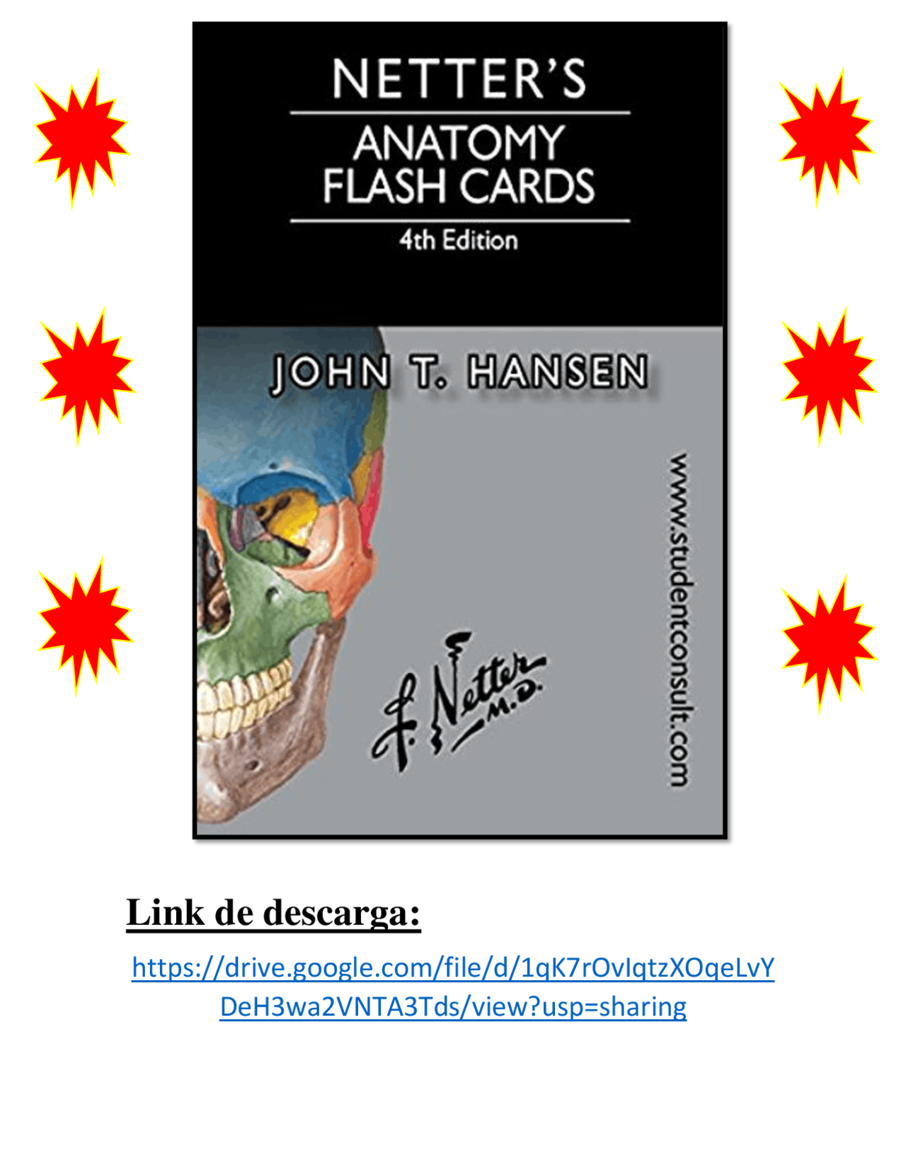 Flashcards de anatomía - Netter edi4 - Docsity