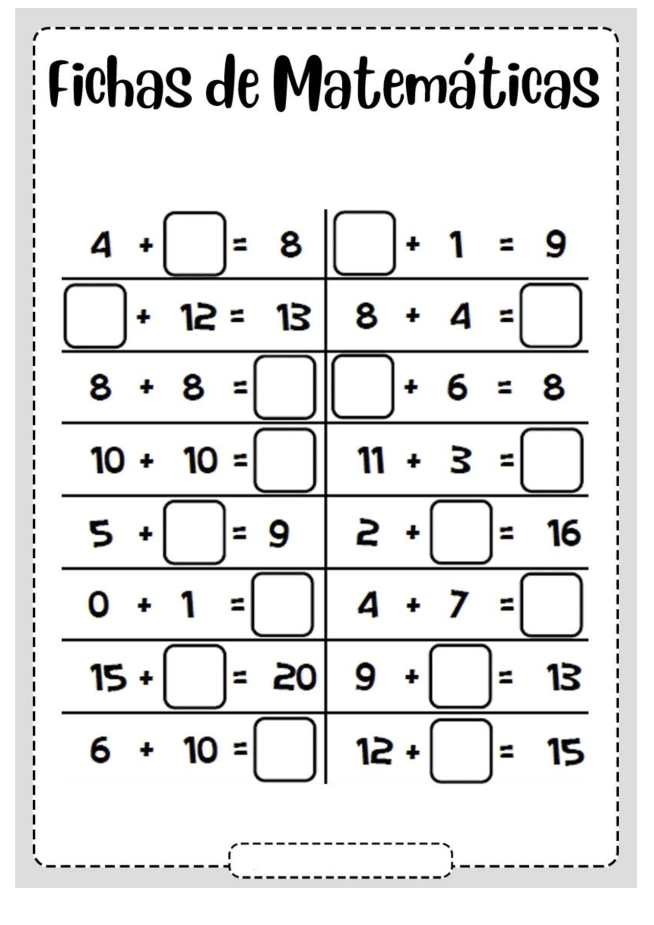 Ficha Matem ticas 1 Primaria Sumas Y Restas Series Ejercicios De Ficha Matem ticas 1 Primaria Sumas Y Restas Series Ejercicios De