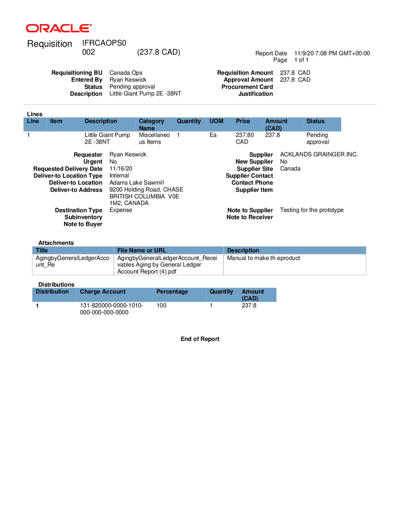 Oracle cloud sample data - Docsity