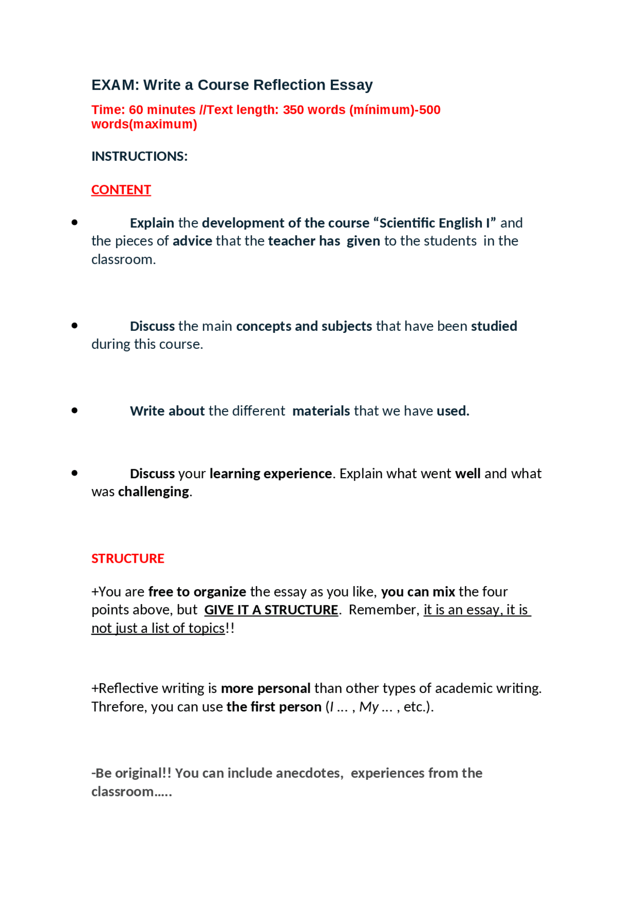 OCCUPATIONAL THERAPY EXAM may20TH2019 Docsity