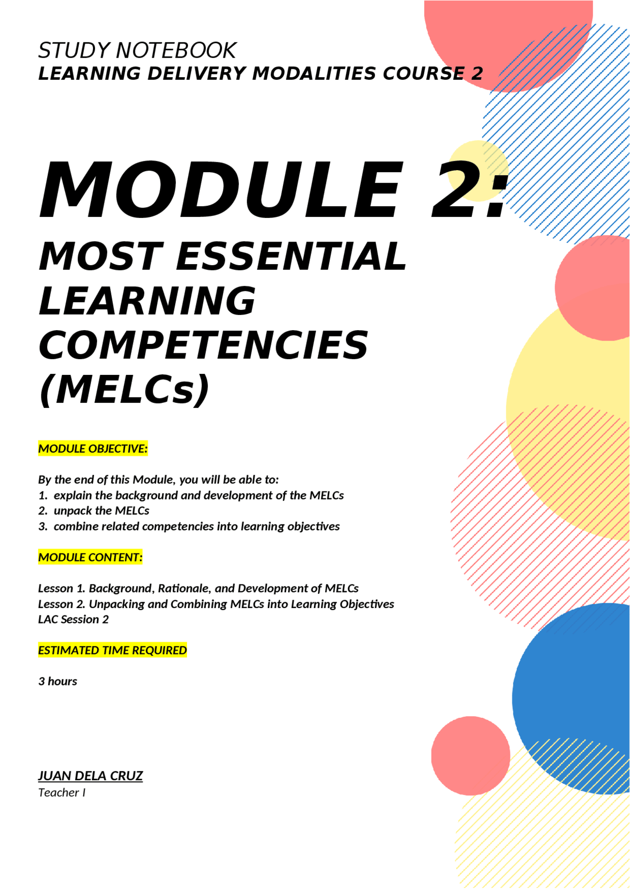 Module 2-Study Notebook | Lecture notes Global studies | Docsity