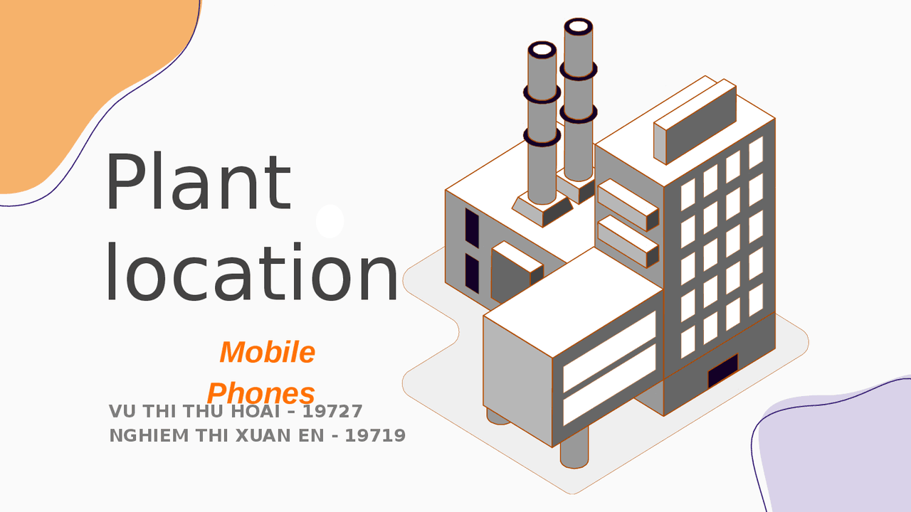 Plant location Plant location Plant location Plant location Plant