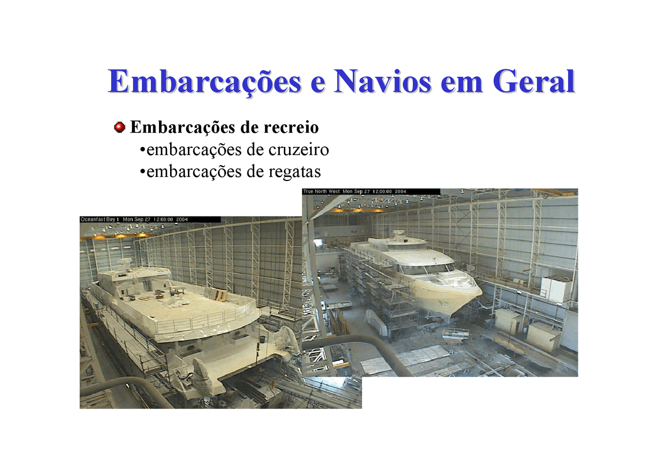 Embarcações e Navios em Geral - Docsity