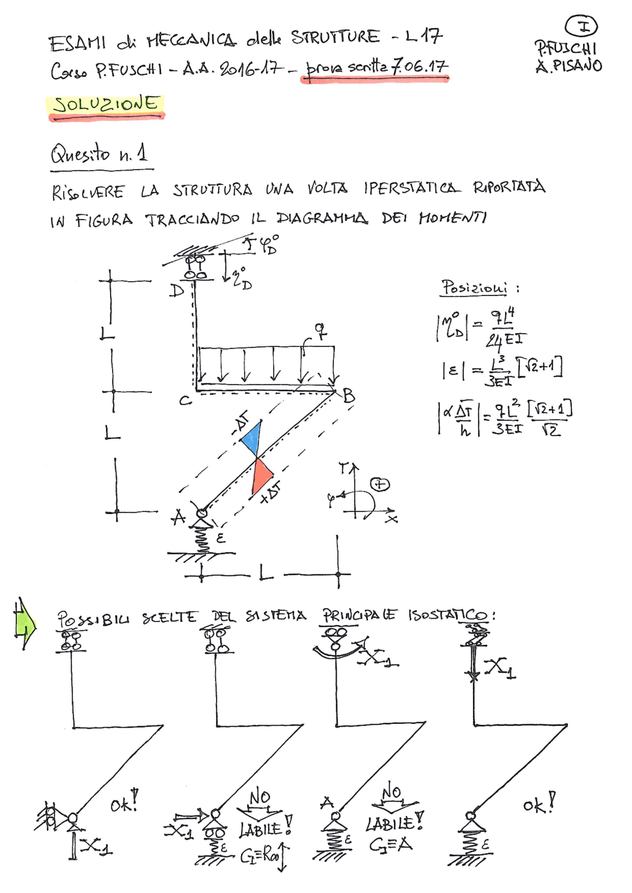 Meccanica delle strutture Docsity