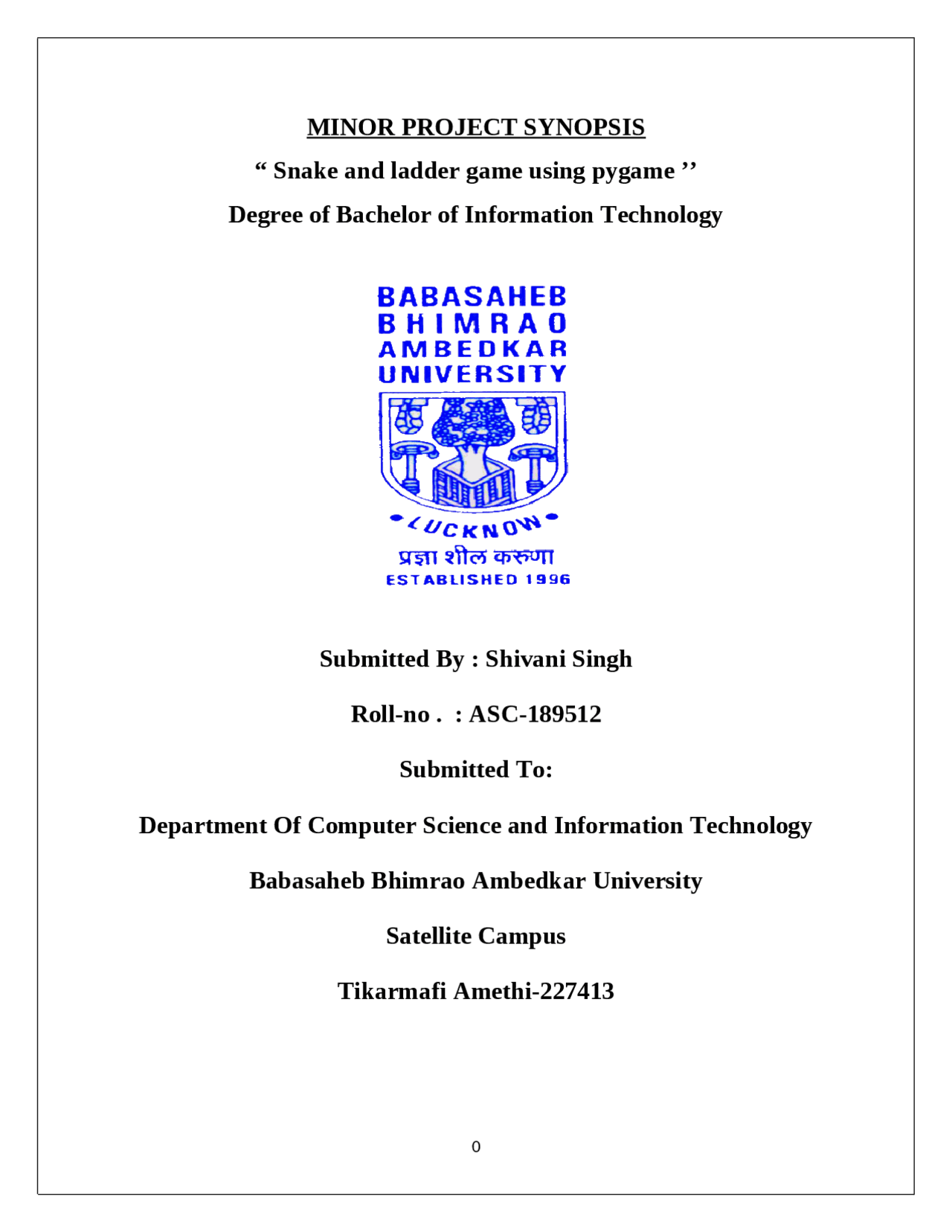First Page For Computer Science Assignment Computer science assignments - Docsity