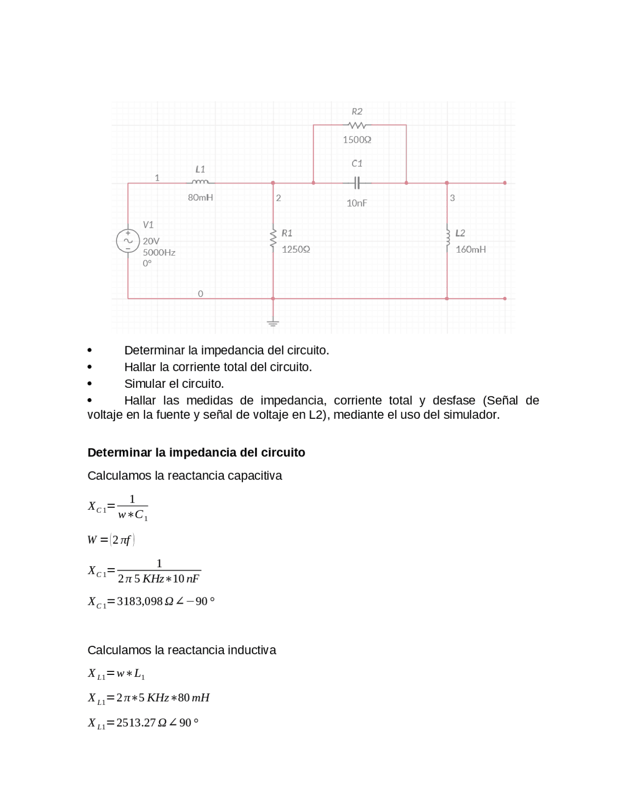 Diseño Filtros pasivos RL, RC y RLC - Docsity