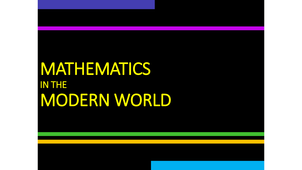 Mmw Math MATHEMATICS in modern wolrd mmw patterns - Docsity