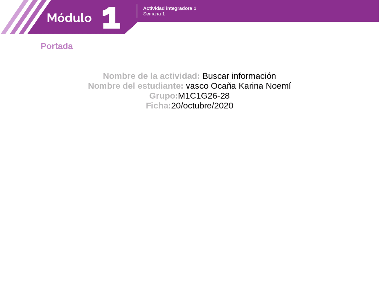 Modulo 1 actividad integradora 1 prepa - Docsity