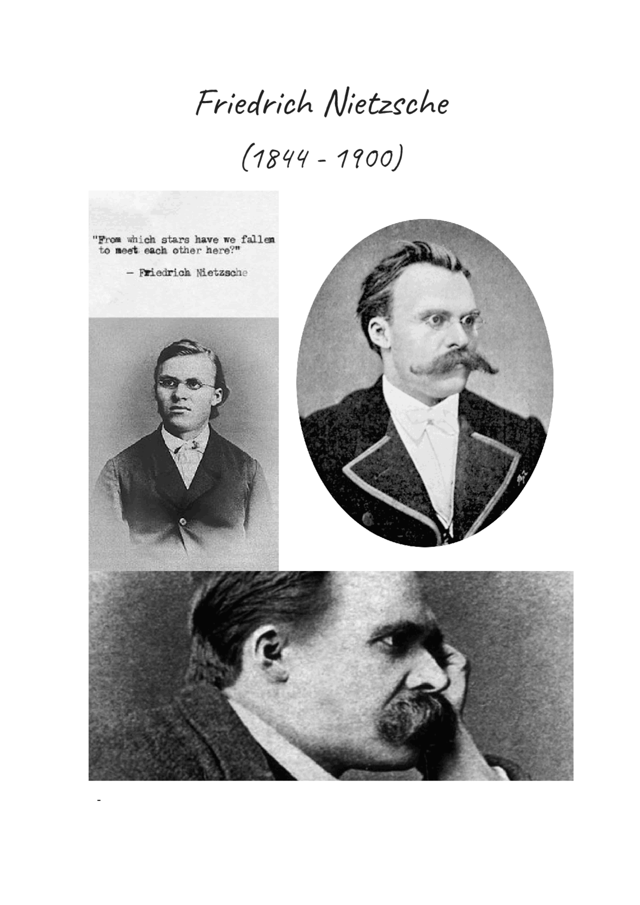 Nietch Cheat Sheet Nietzche, breve resumen - Docsity