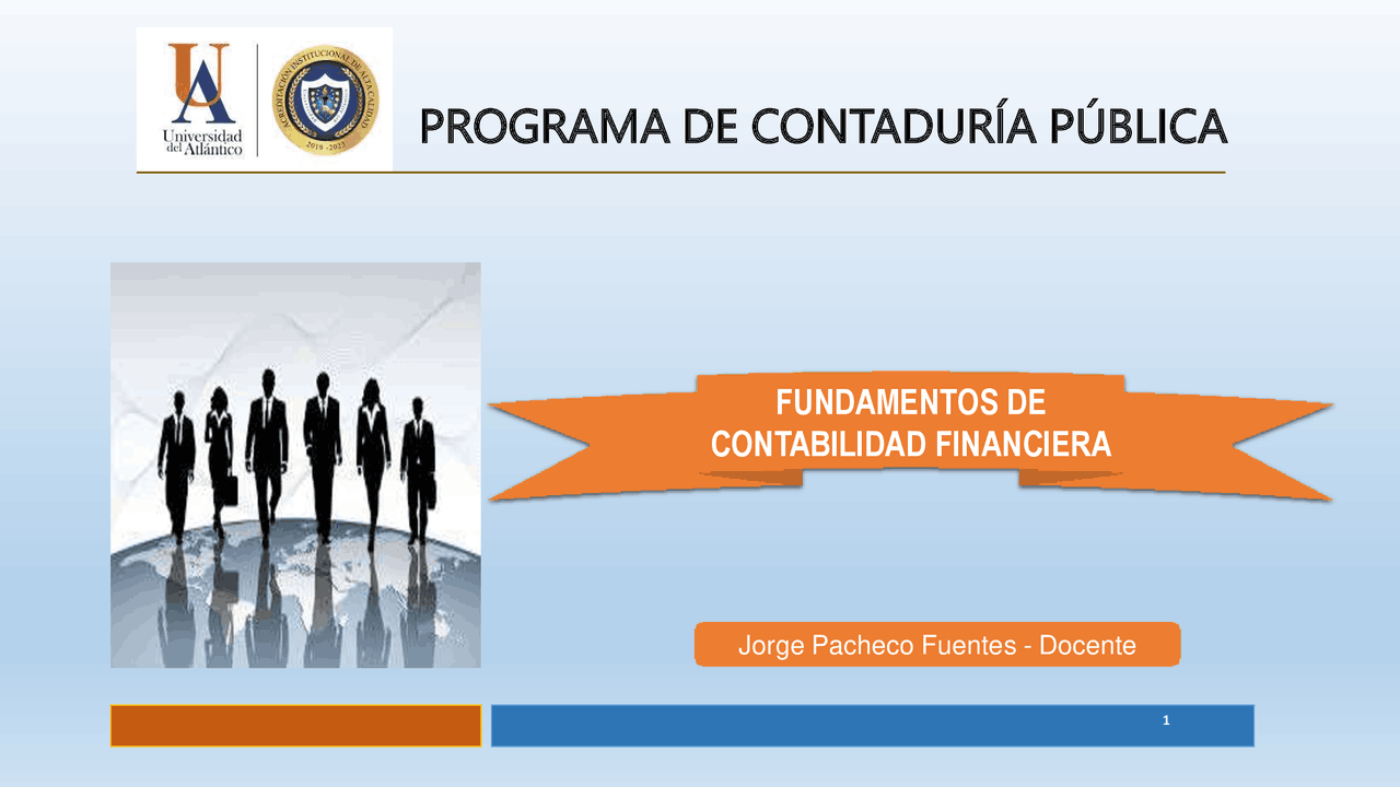 Fundamentos de Contabilidad Financiera Presentación - Docsity