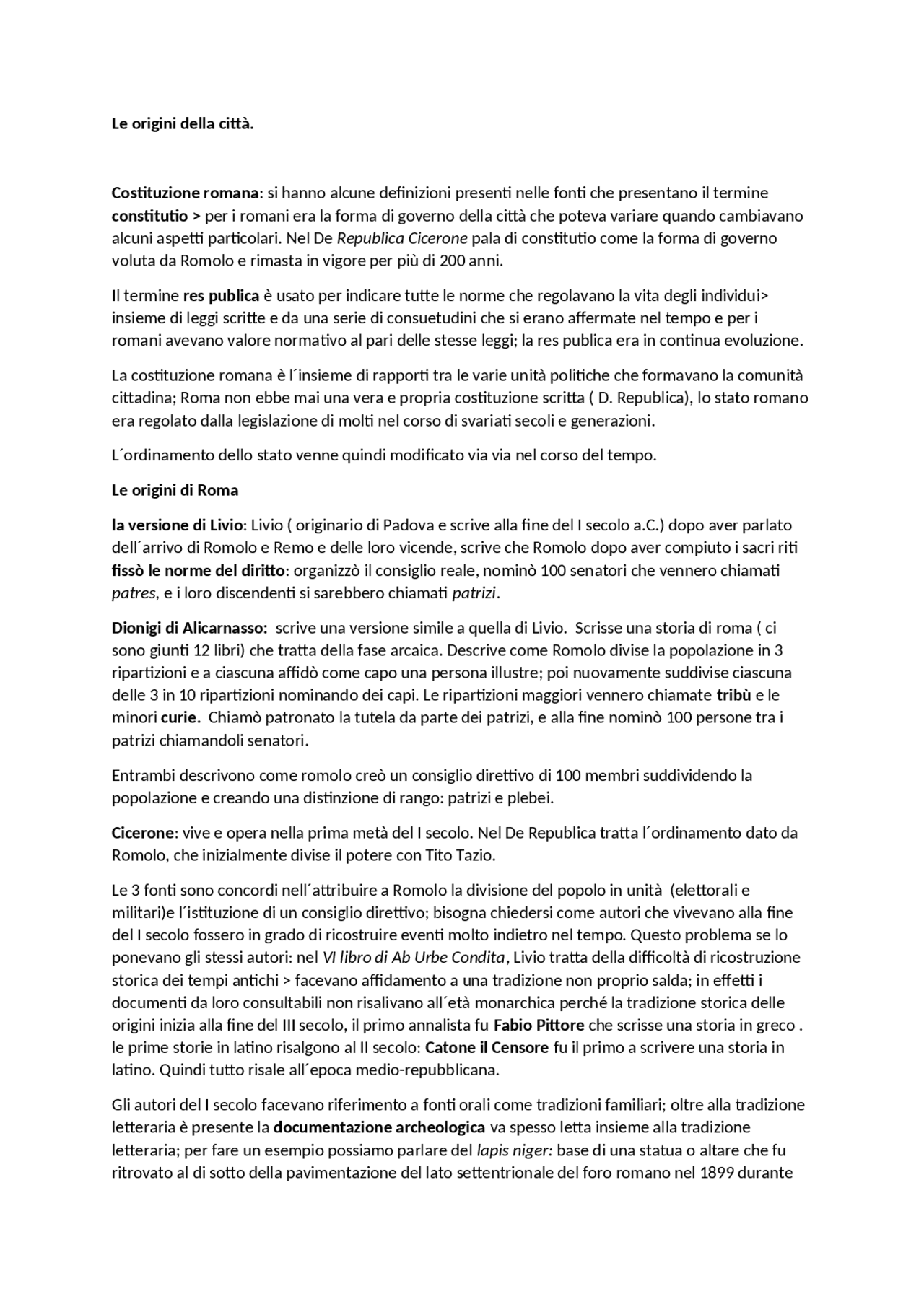 Antichità E Istituzioni Romane Docsity Antichità E Istituzioni Romane Docsity