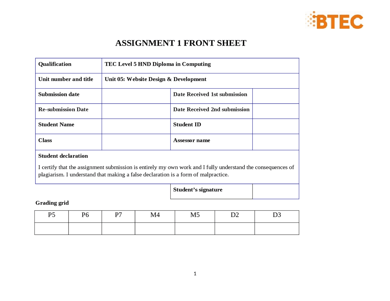 Assignment 2: website design and development | Assignments Web Design ...