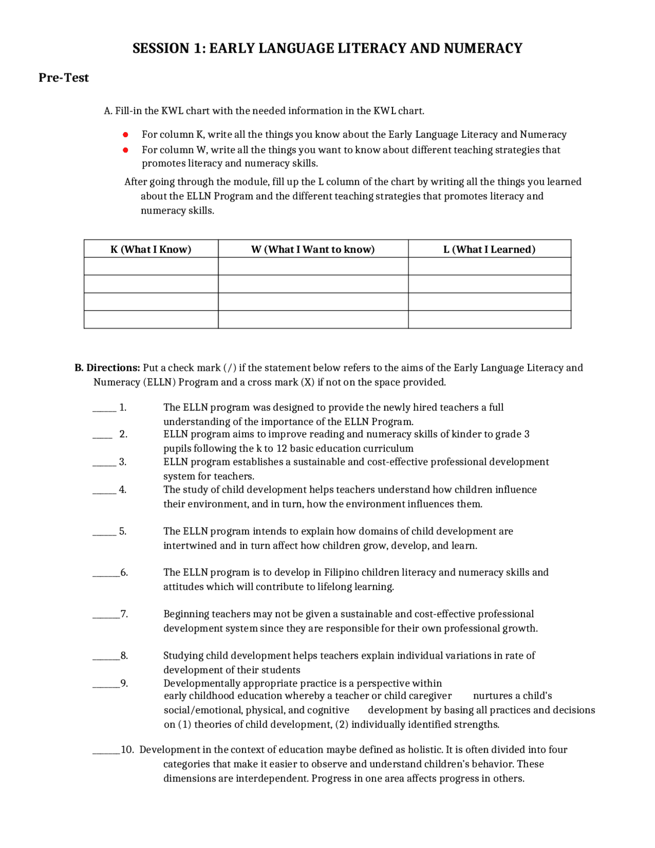 Tip module module session 1-9 module 3 | Exercises Science education ...