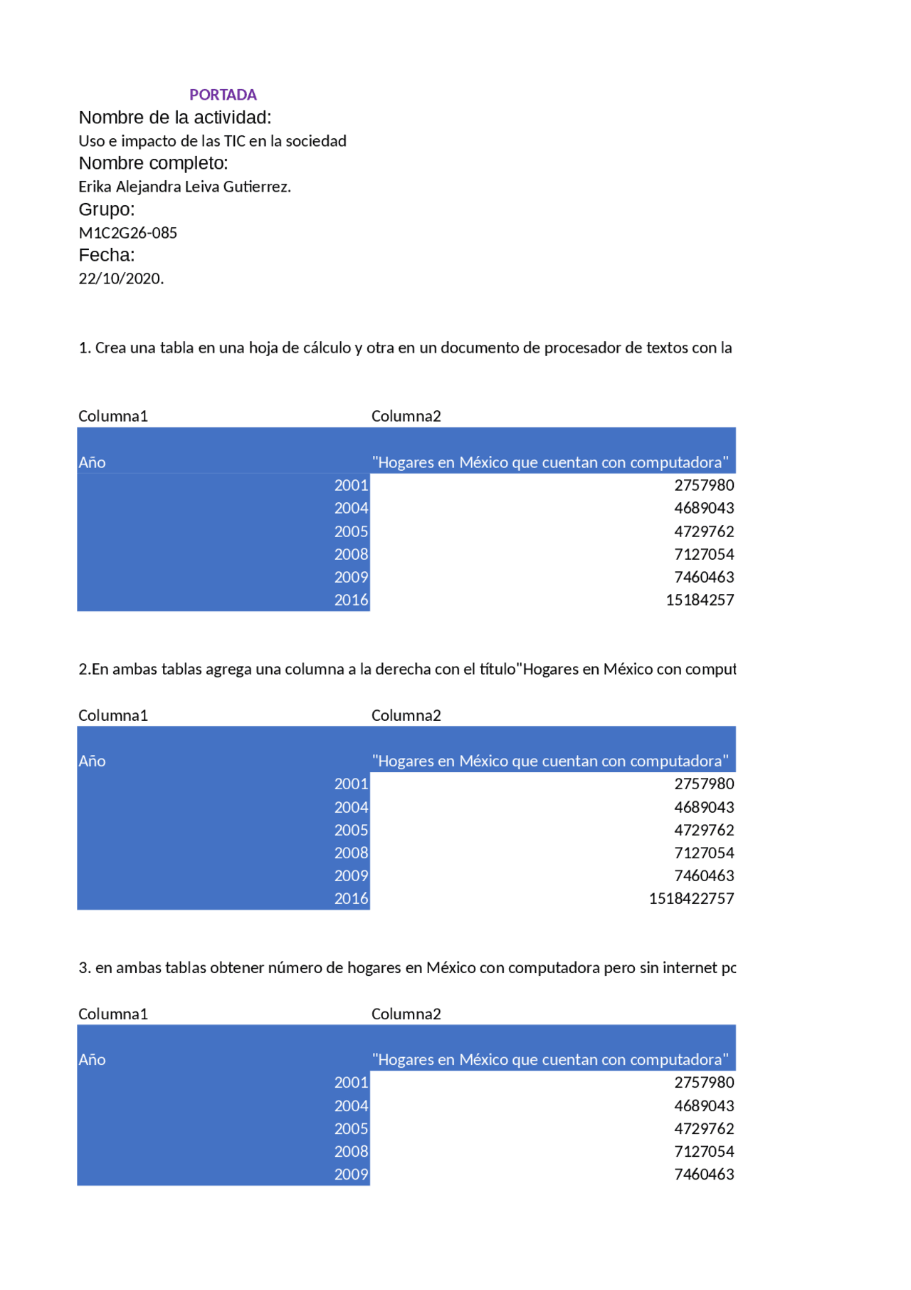 Actividad Integradora 2 Módulo 1 Docsity