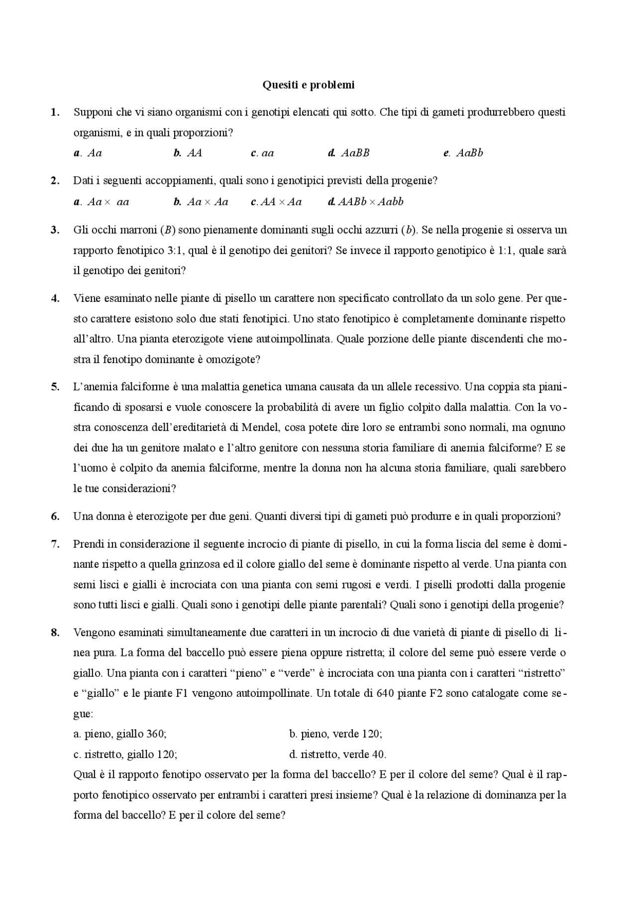 esercizi-di-genetica-mendeliana-docsity