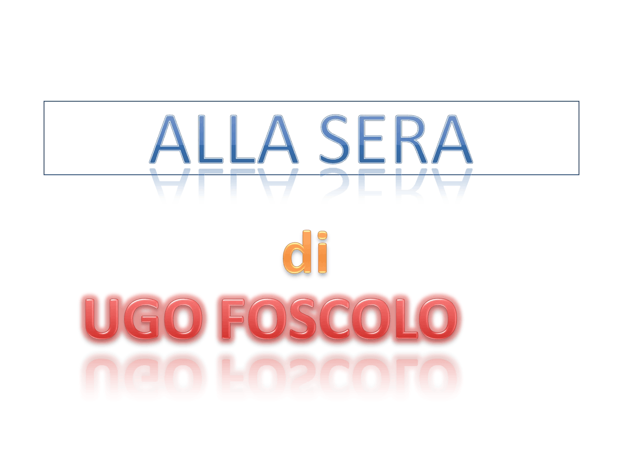 Alla sera informazioni principali Docsity