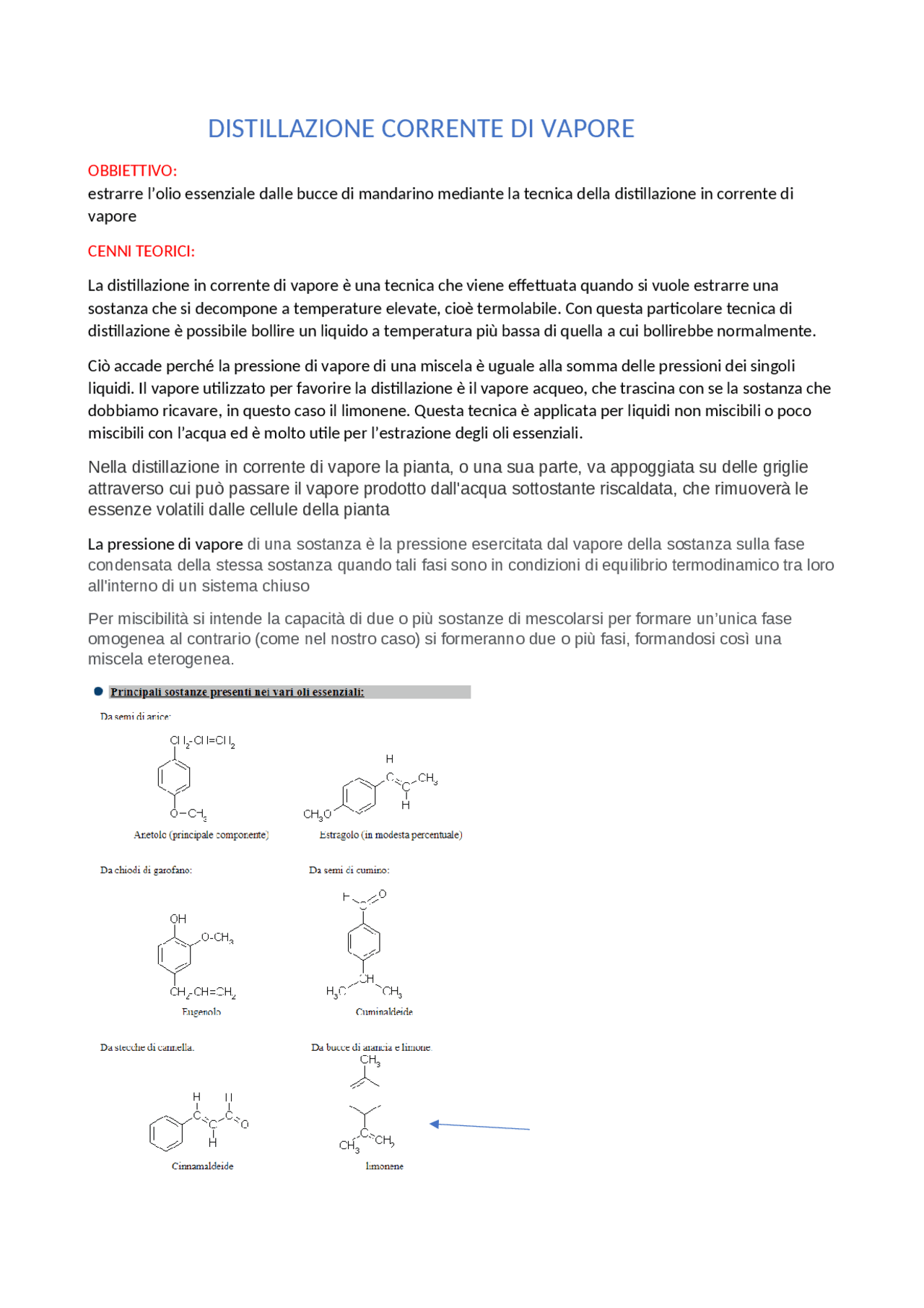 Distillazione corrente di vapore Docsity Distillazione corrente di vapore Docsity