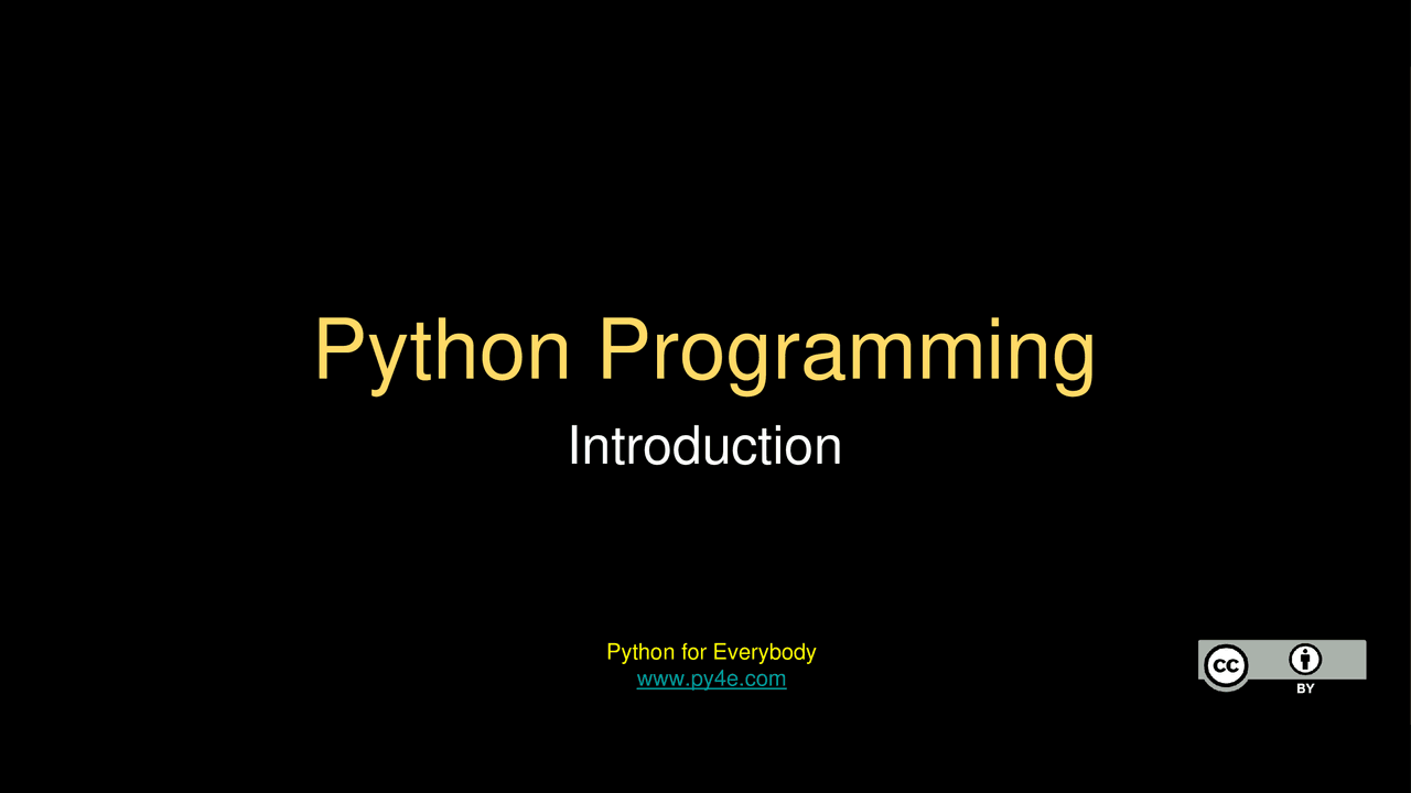 Introduction to Python Programming | Lecture notes Computer Science ...