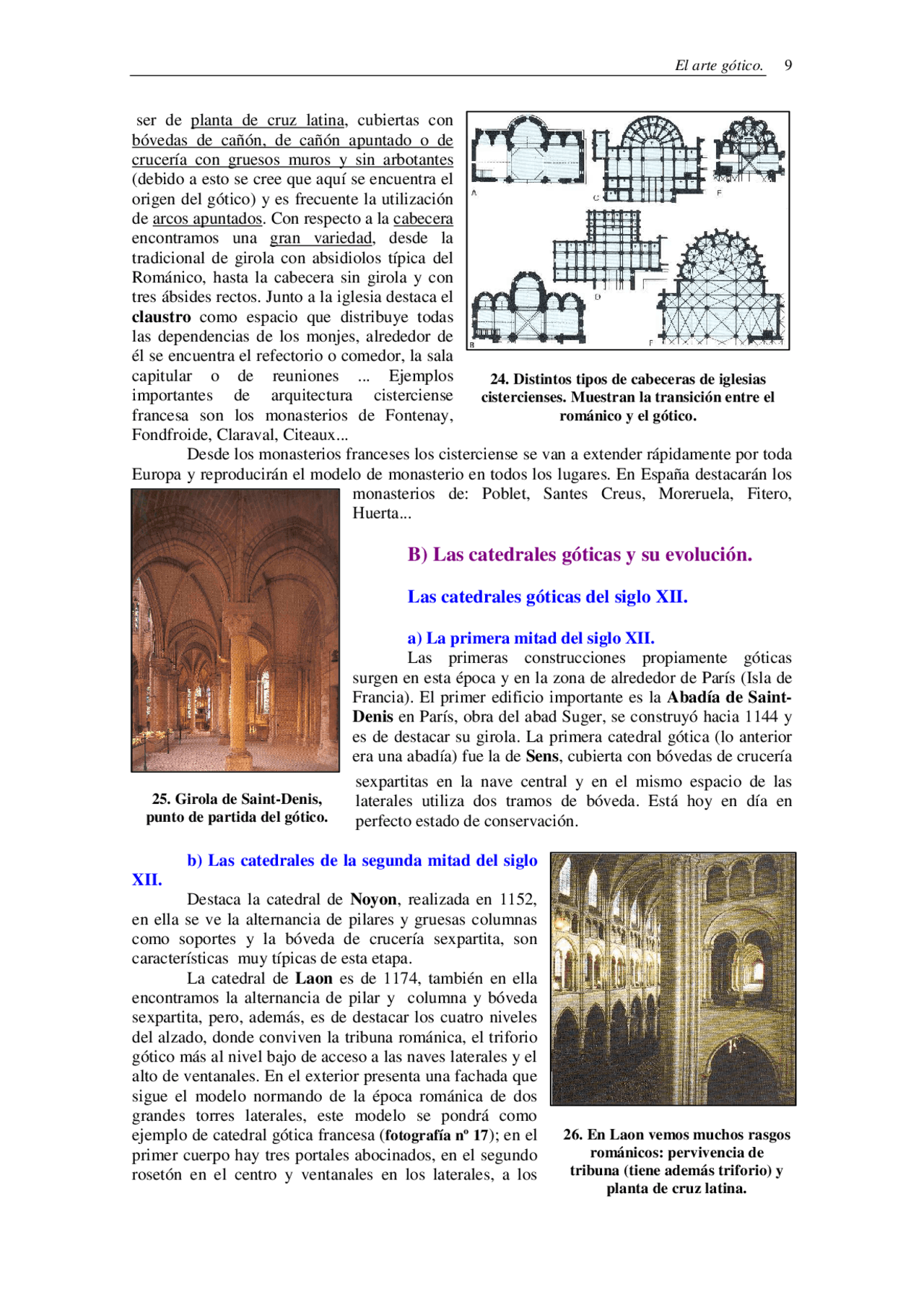 Arquitectura gótica pináculo, chapitel, conopial, carpanel - Docsity