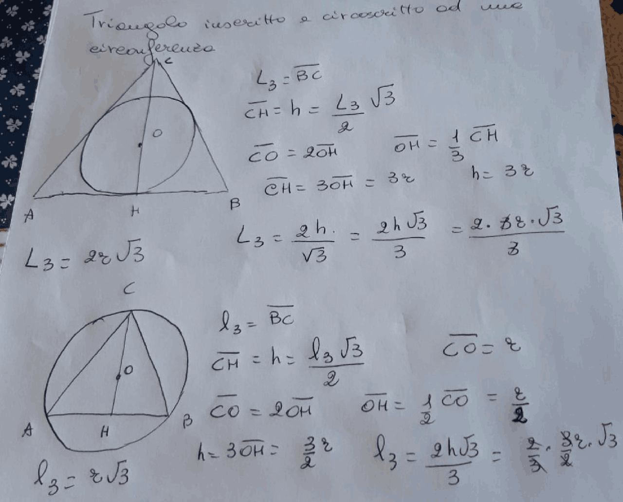 Triangolo equilatero inscritto e circoscritto ad una circonferenza.pdf