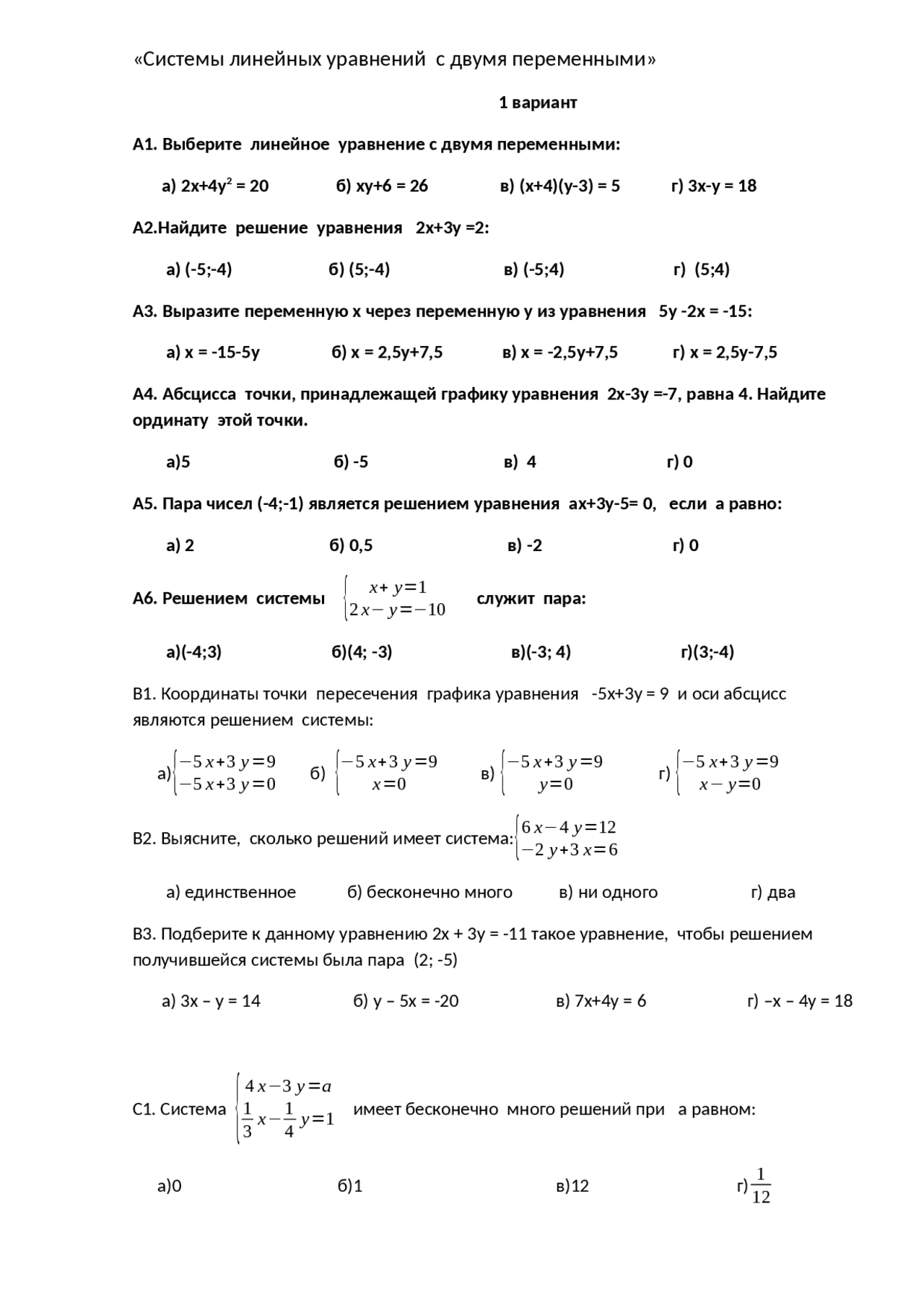 English pre intermediate exercizes - Docsity
