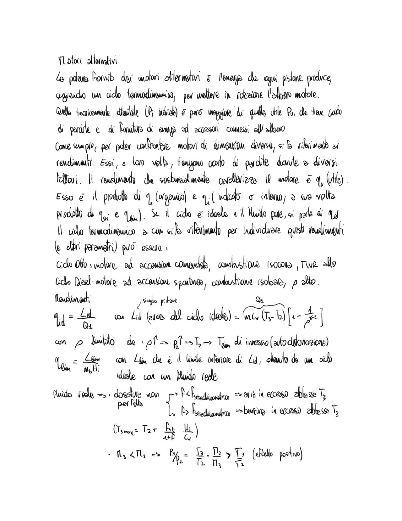 NOTE BASE DI MOTORI A REAZIONE AERONAUTICI (I