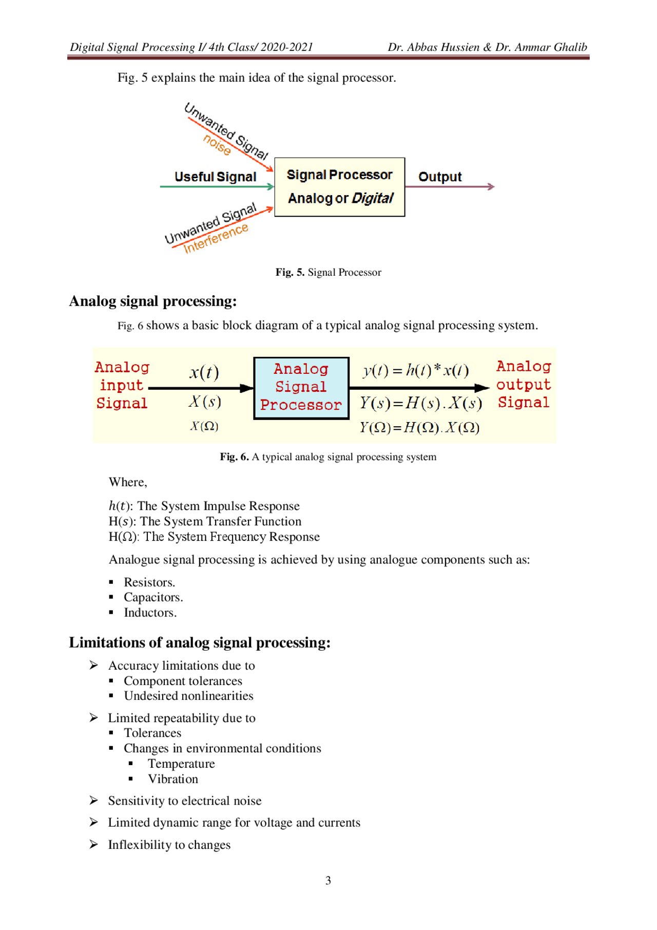 Digital Signal Processing 2 - Docsity