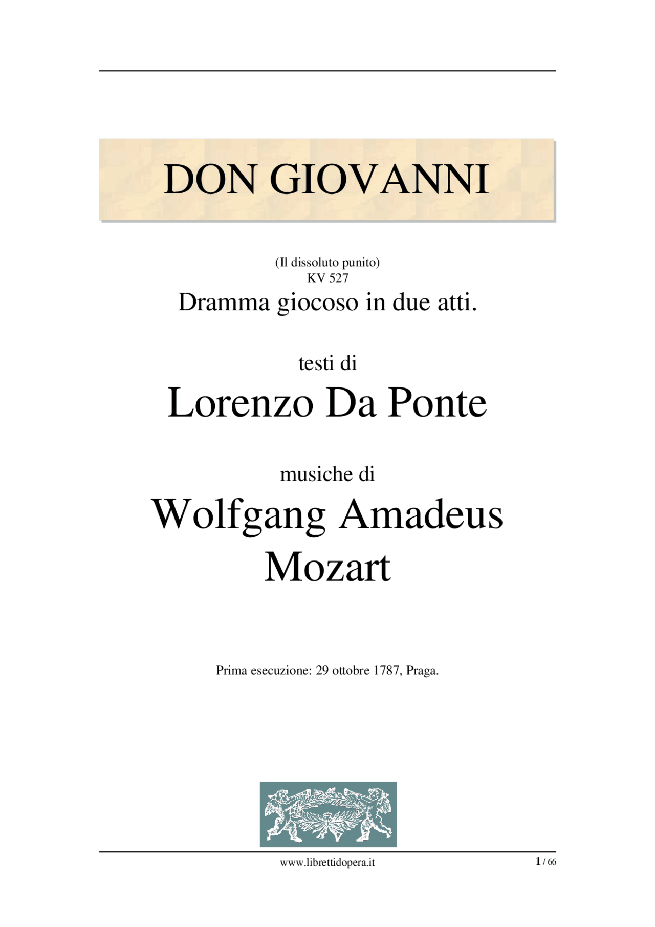 libretto don giovanni di mozart