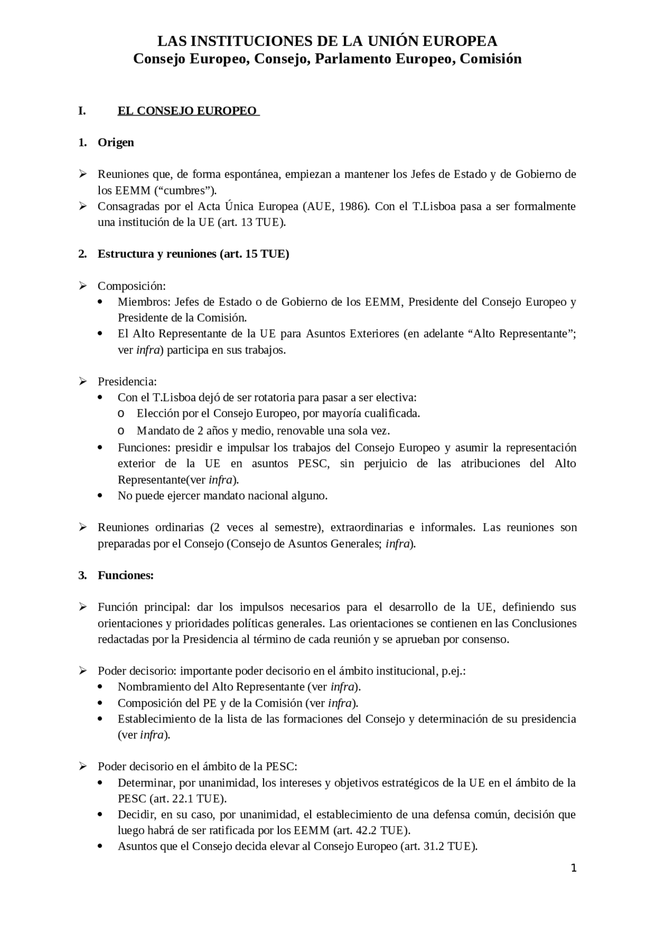 Tema 4 derecho de la Unión Europea - Docsity