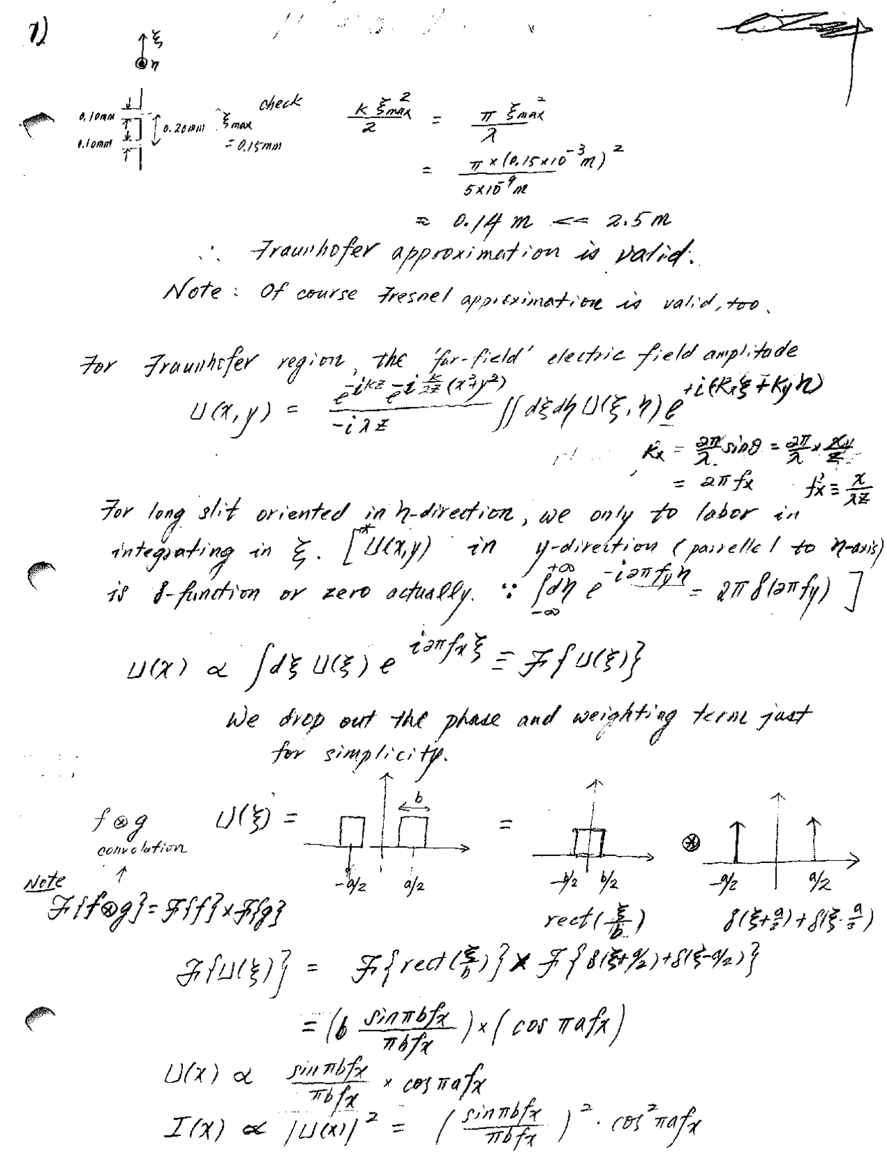 PHY431 optics lab homework 9 solutions | Exercises Physics | Docsity