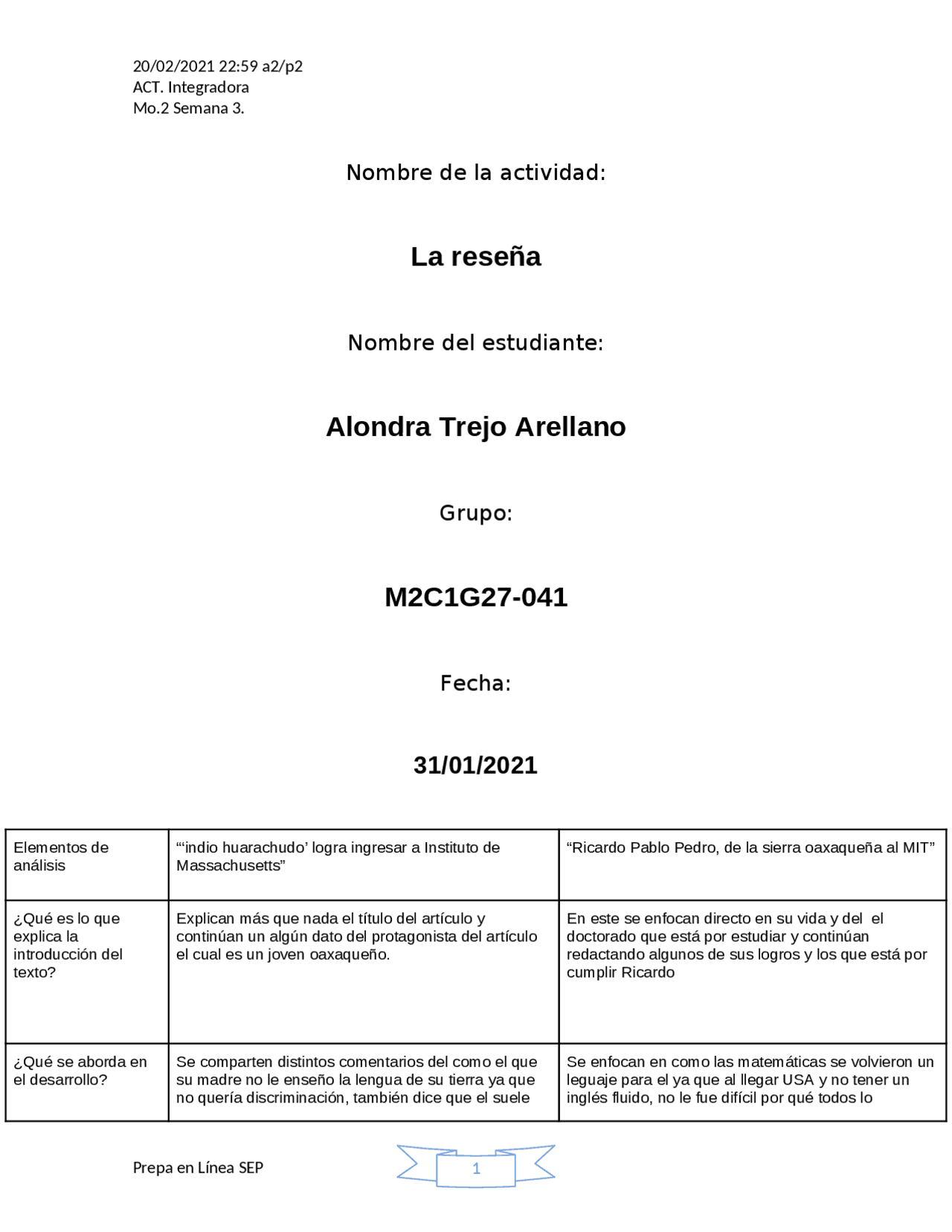 Actividad Integradora 6 Modulo 2
