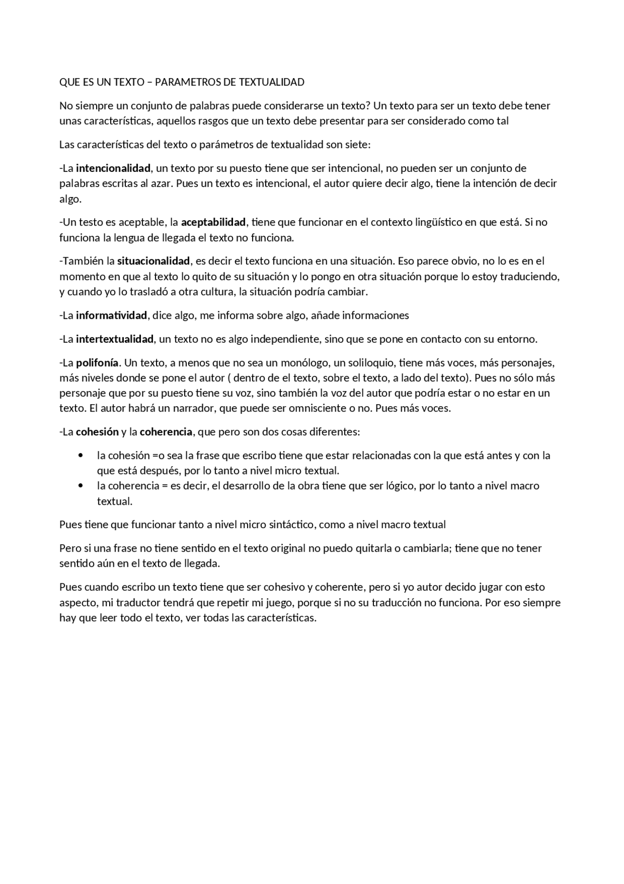 Lingua e traduzione spagnola Docsity