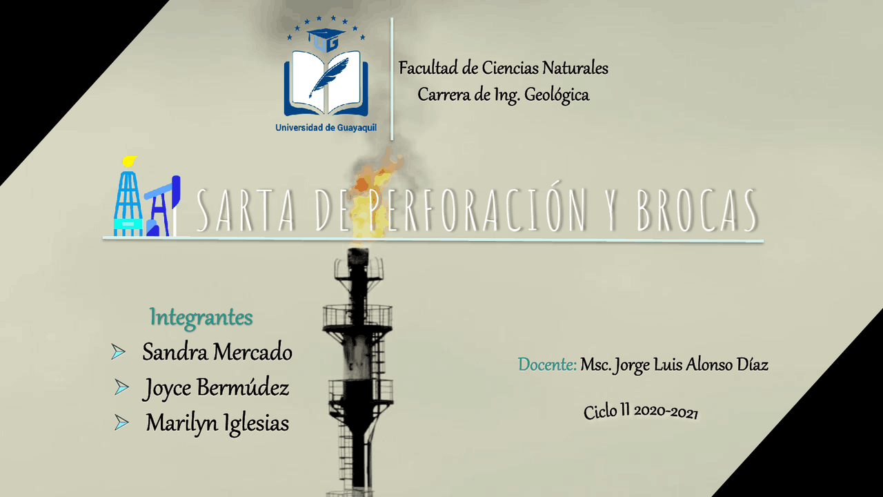 SARTA DE PERFORACIÓN, BROCA, IADC, TBG - Docsity
