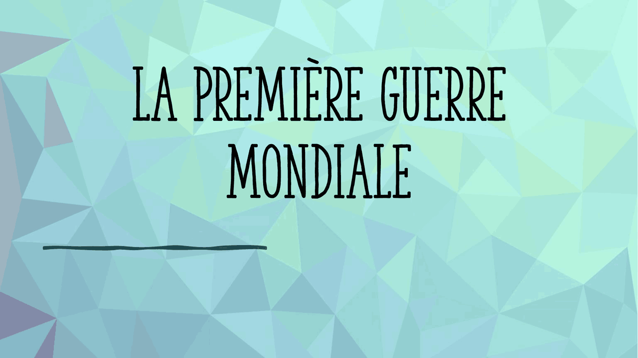Prima e Seconda Guerra Mondiale in francese - Docsity