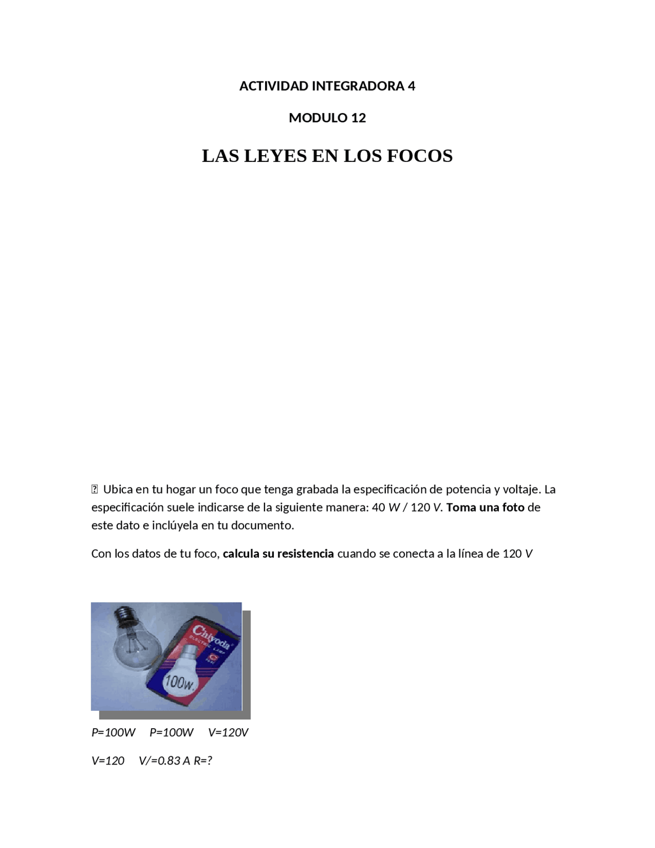 Modulo 12 semana 2 actividad 4 - Docsity