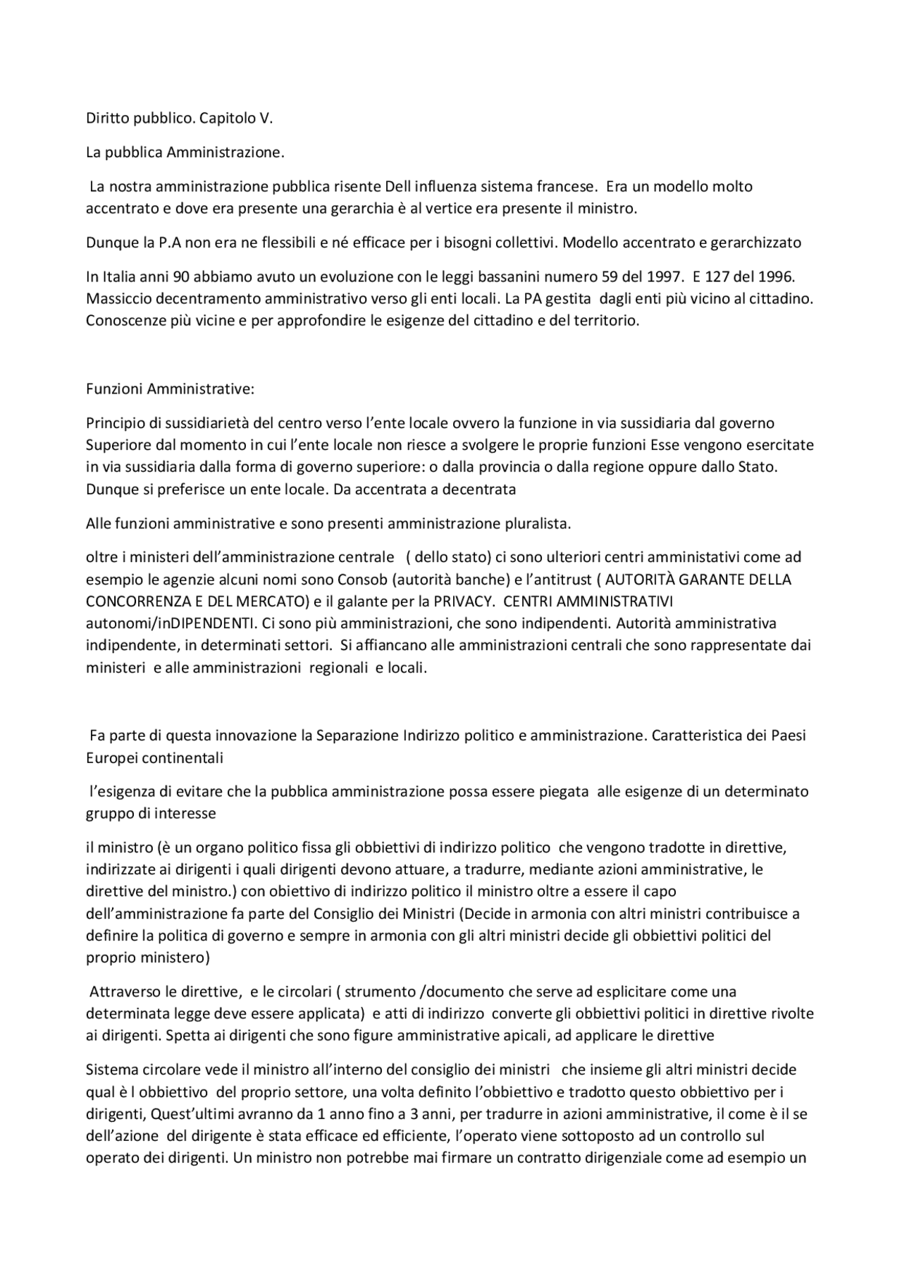 LA PUBBLICA AMMINISTRAZIONE Docsity