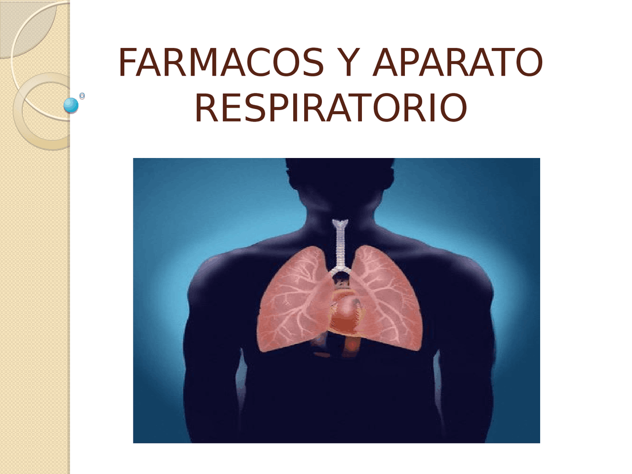 Farmacos usados en el aparato respiratorio - Docsity