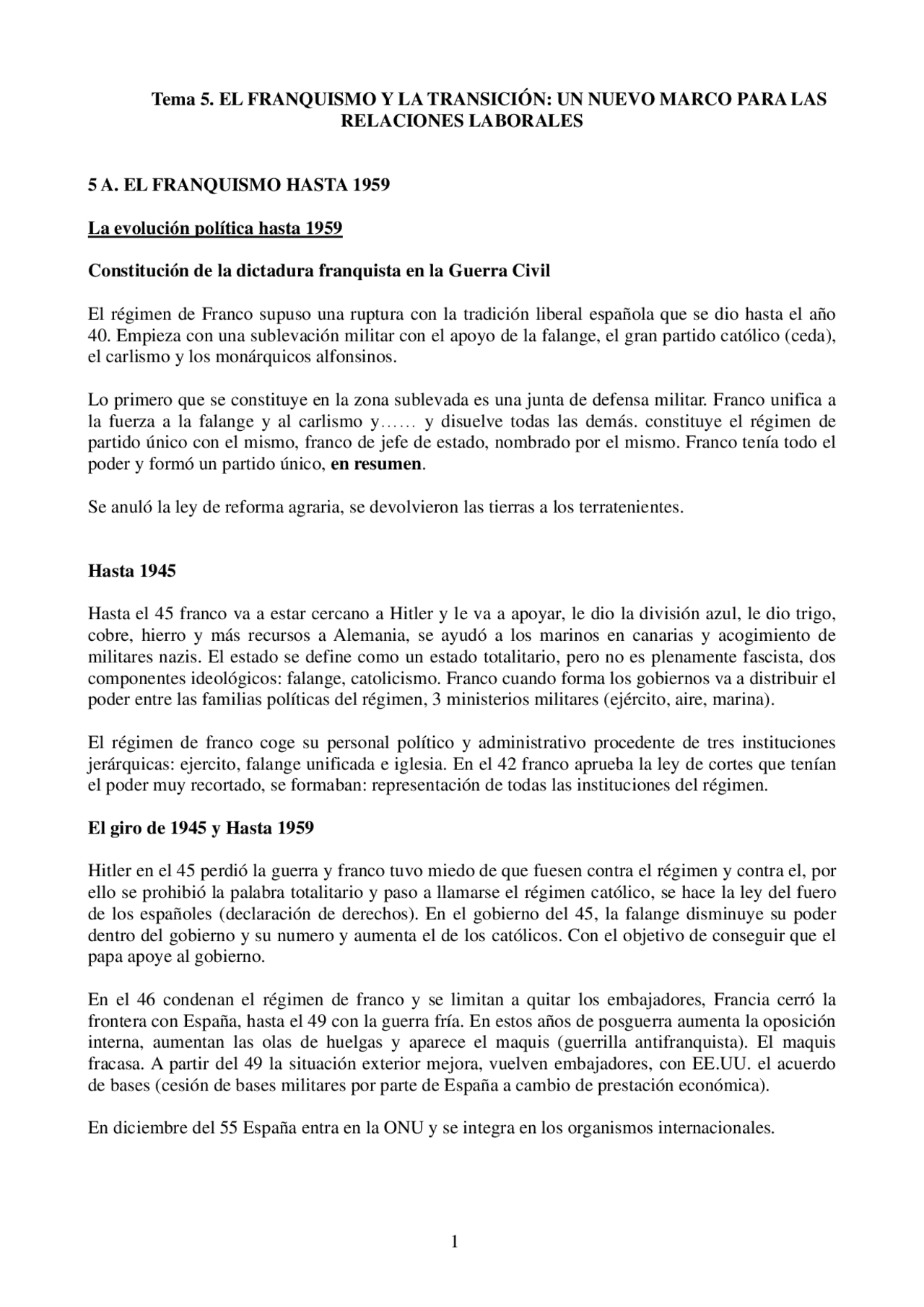 Historia de RRLL (optativa) | Apuntes de Relaciones Laborales y ...