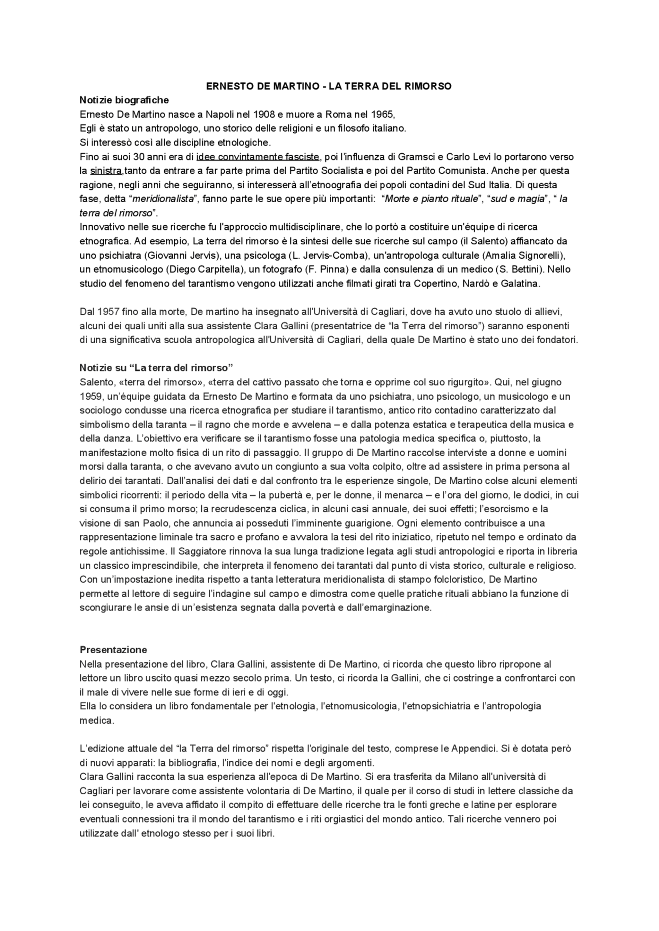 la terra del rimorso ernesto de martino