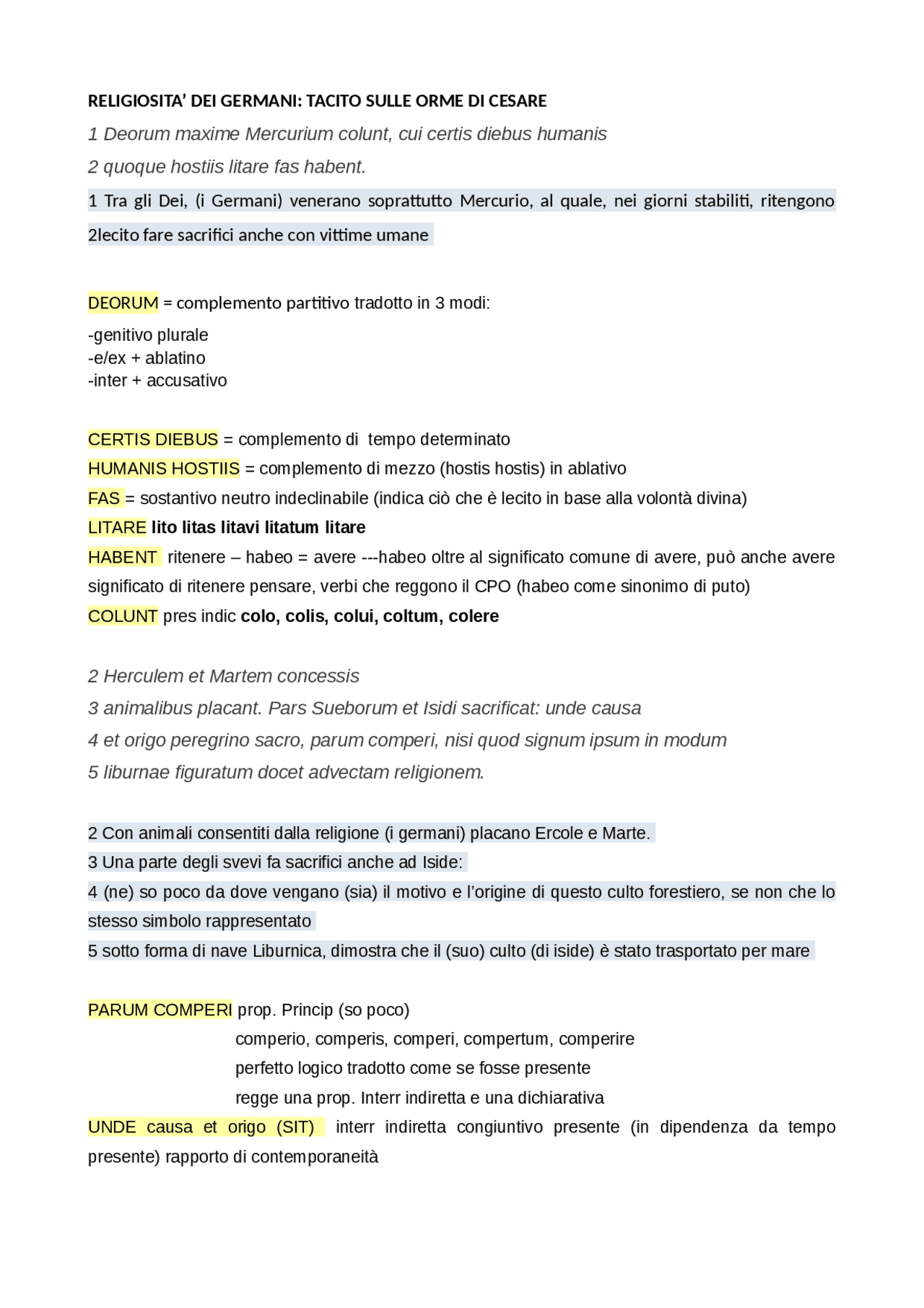 Tacito, De origine et situ Germanorum