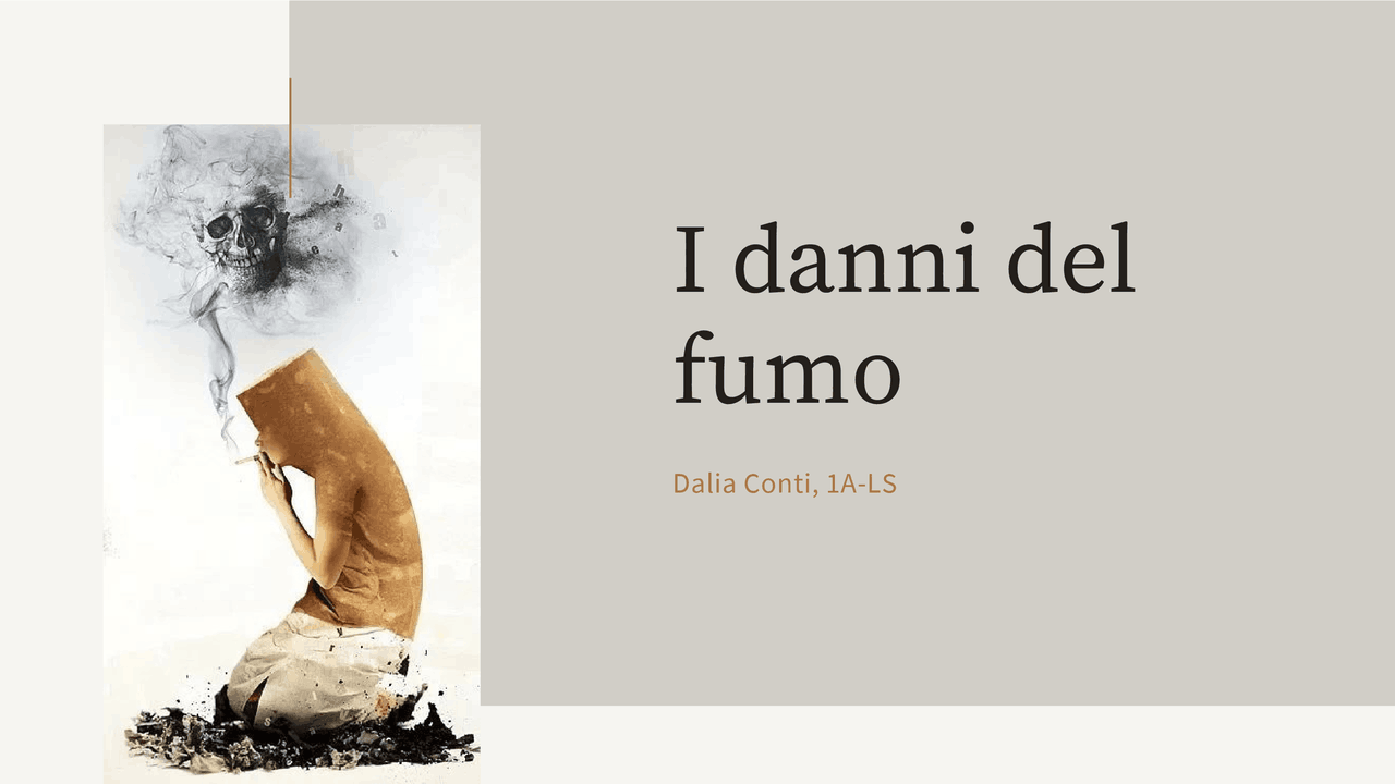 Il fumo (ricerca sui danni del fumo, dipendenza, dopamina, nicotina