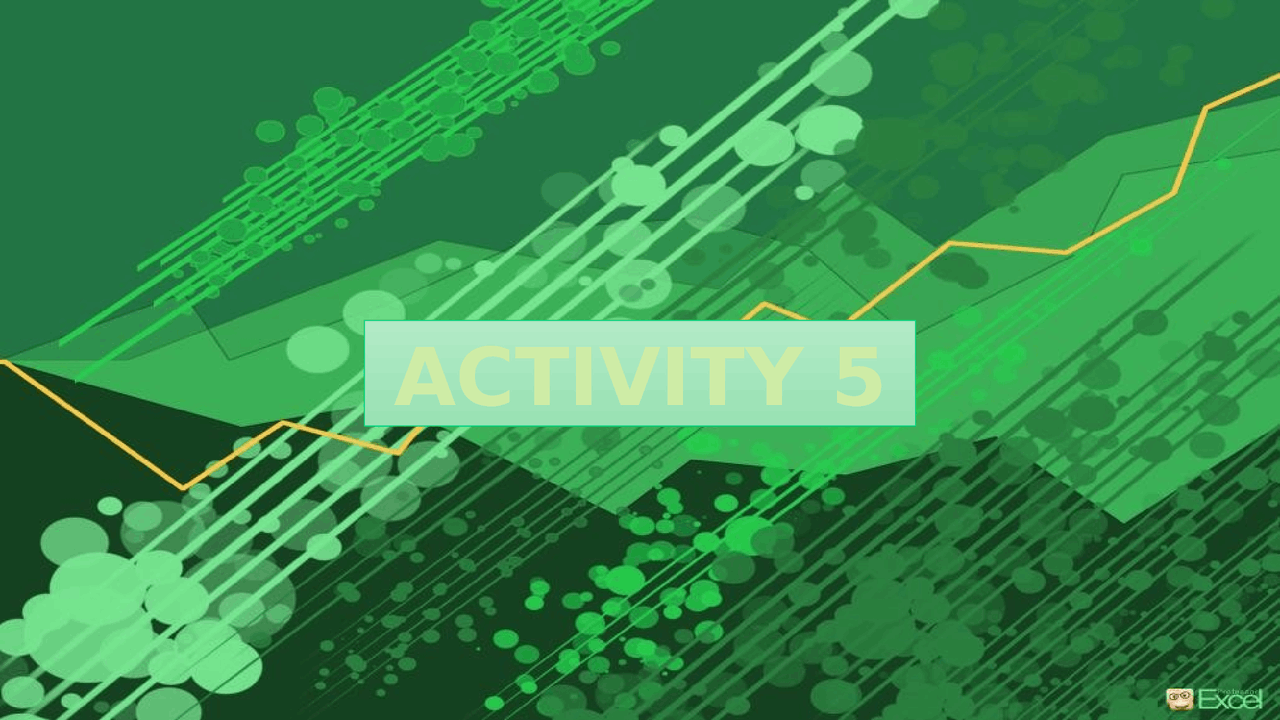 Understanding the Computer Excel | Exercises Computer science | Docsity